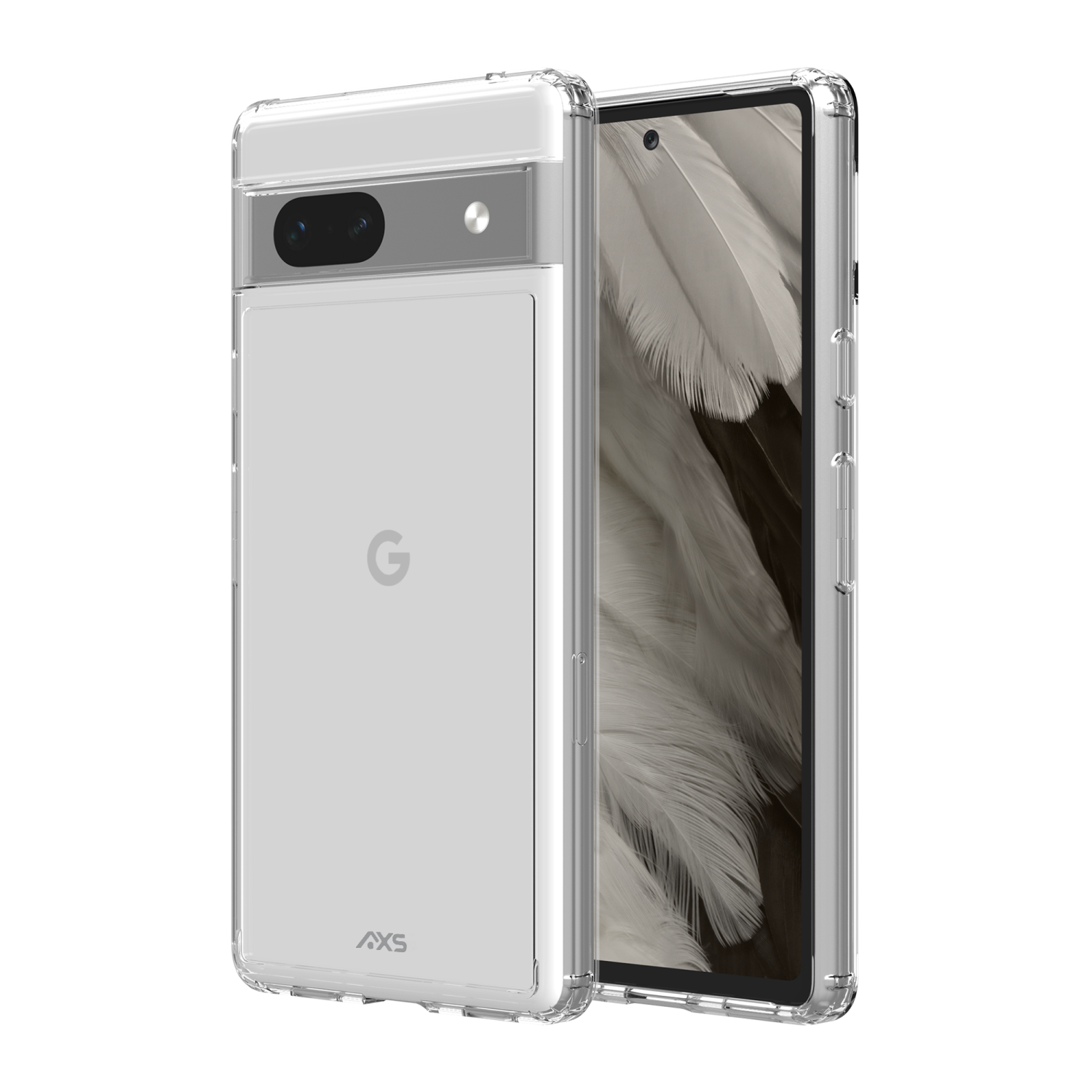Étui transparent testé pour les chutes ULTRA CLEAR d'AXS pour Pixel 7a de Google