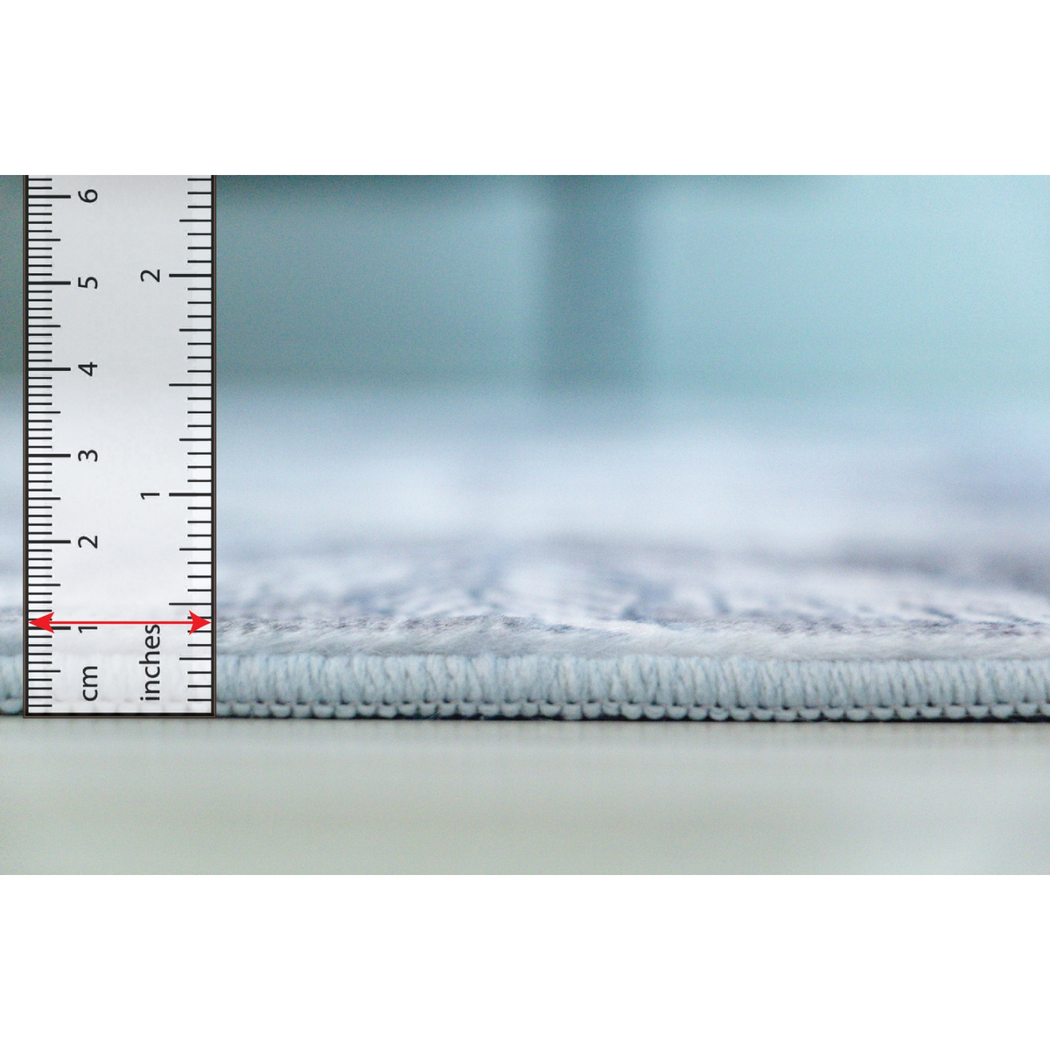 Tapis d'intérieur transitionnel Serena, motif floral beige/gris