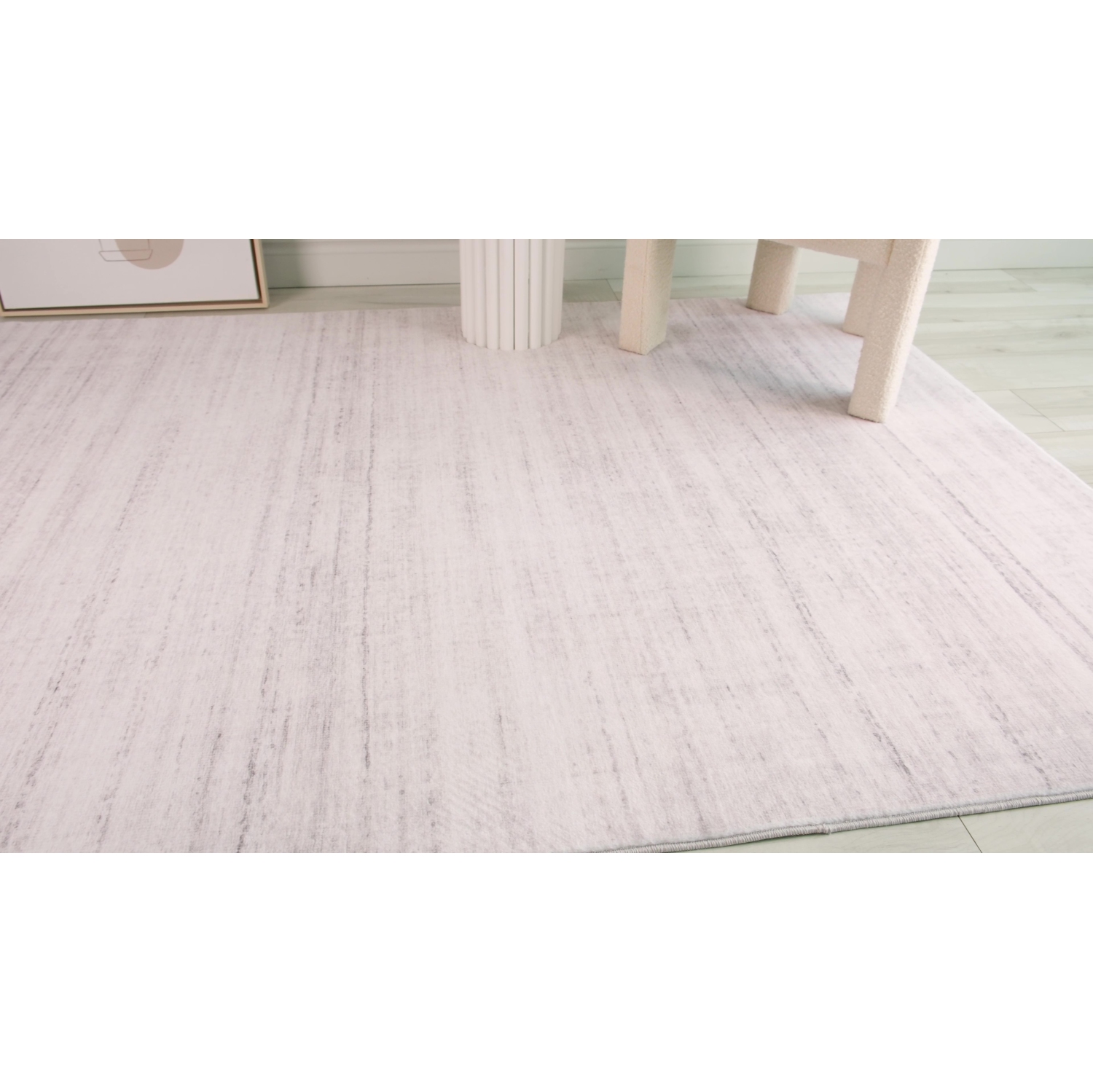 Rug Branch Elena Contemporary Abstract Beige/Purple Area Rug