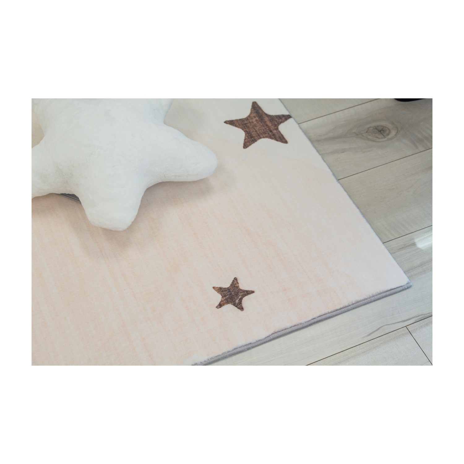Rug Branch Stella Scandinavian Stars Cream Kids Area Rug