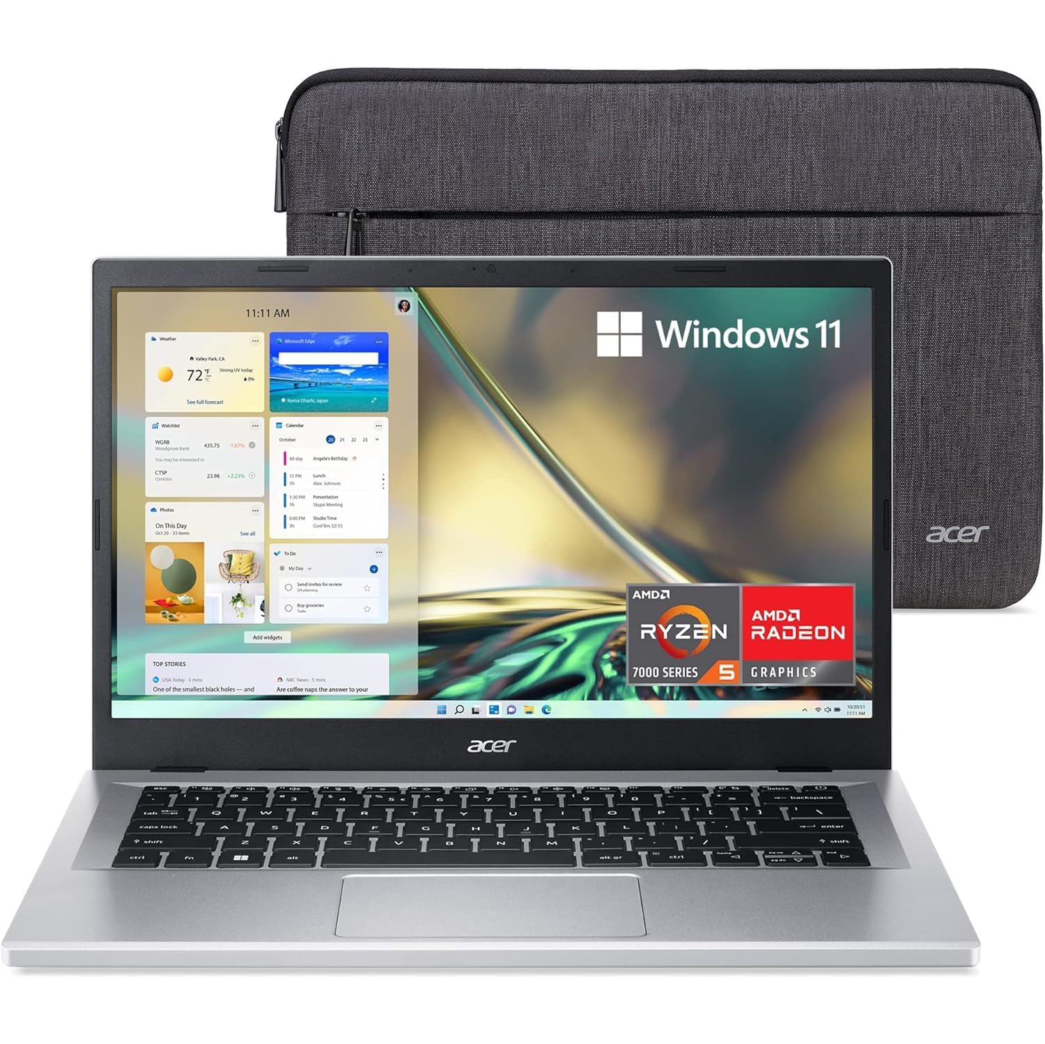 Acer Aspire 3 14 Inch Full HD Laptop AMD Ryzen 5 7520U 2.8 GHz 8GB RAM 512GB SSD Window 11 Home