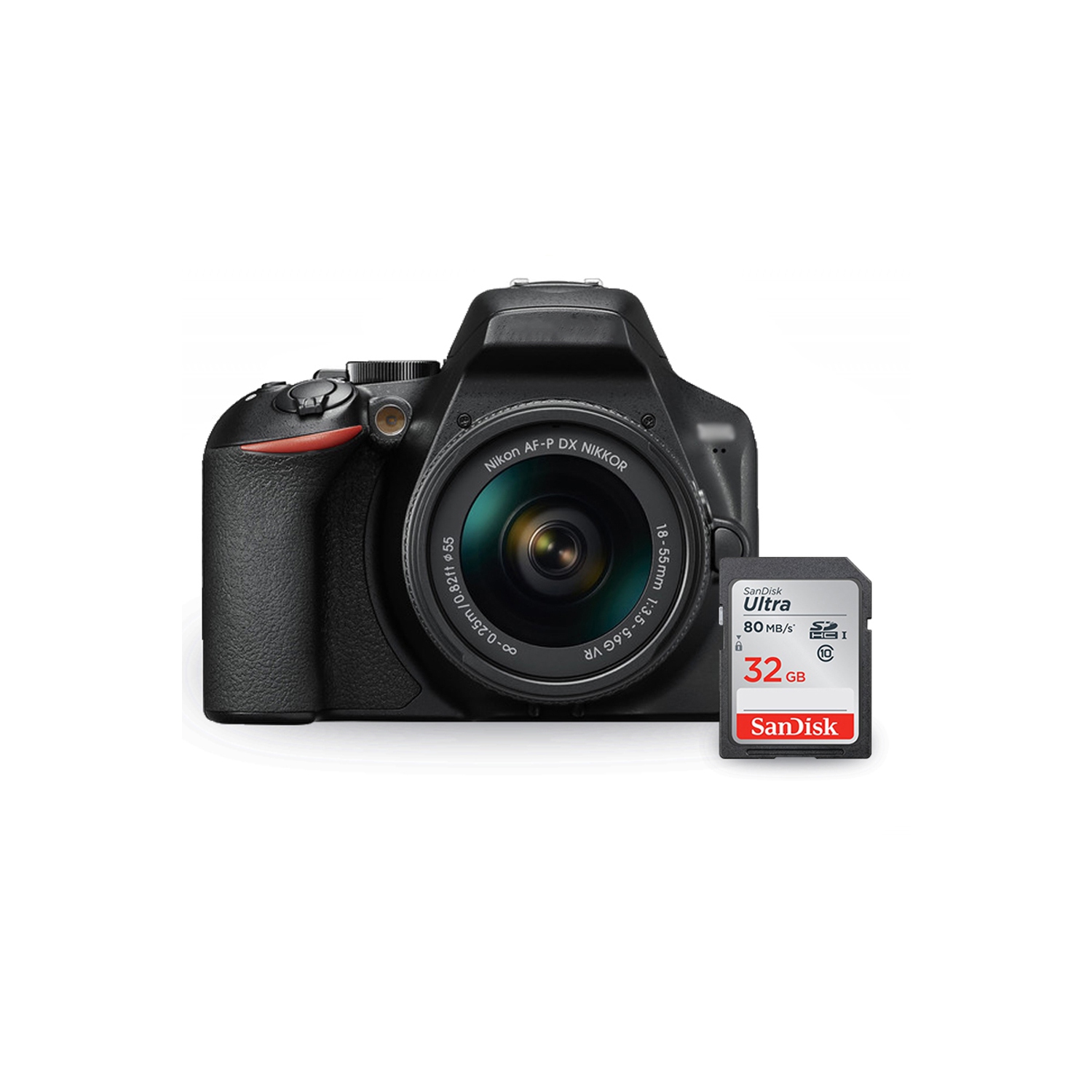 Nikon D3500 DSLR Camera with 18-55mm VR Lens 1590 + Sandisk Ultra 32GB SD