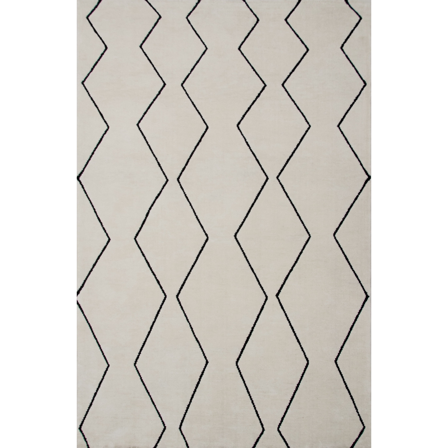 Rug Branch Lenya Comtemporary Trellis Beige/Black Indoor Area Rug