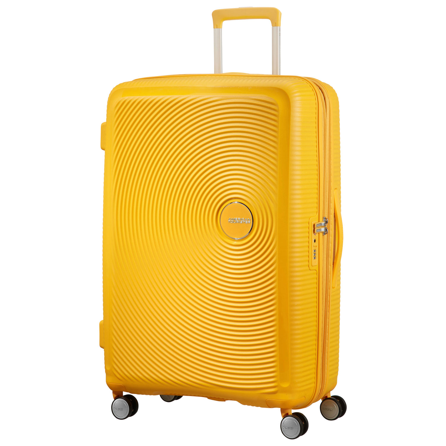 American Tourister Curio 3-Piece Hard Side Expandable Luggage Set - Golden Yellow