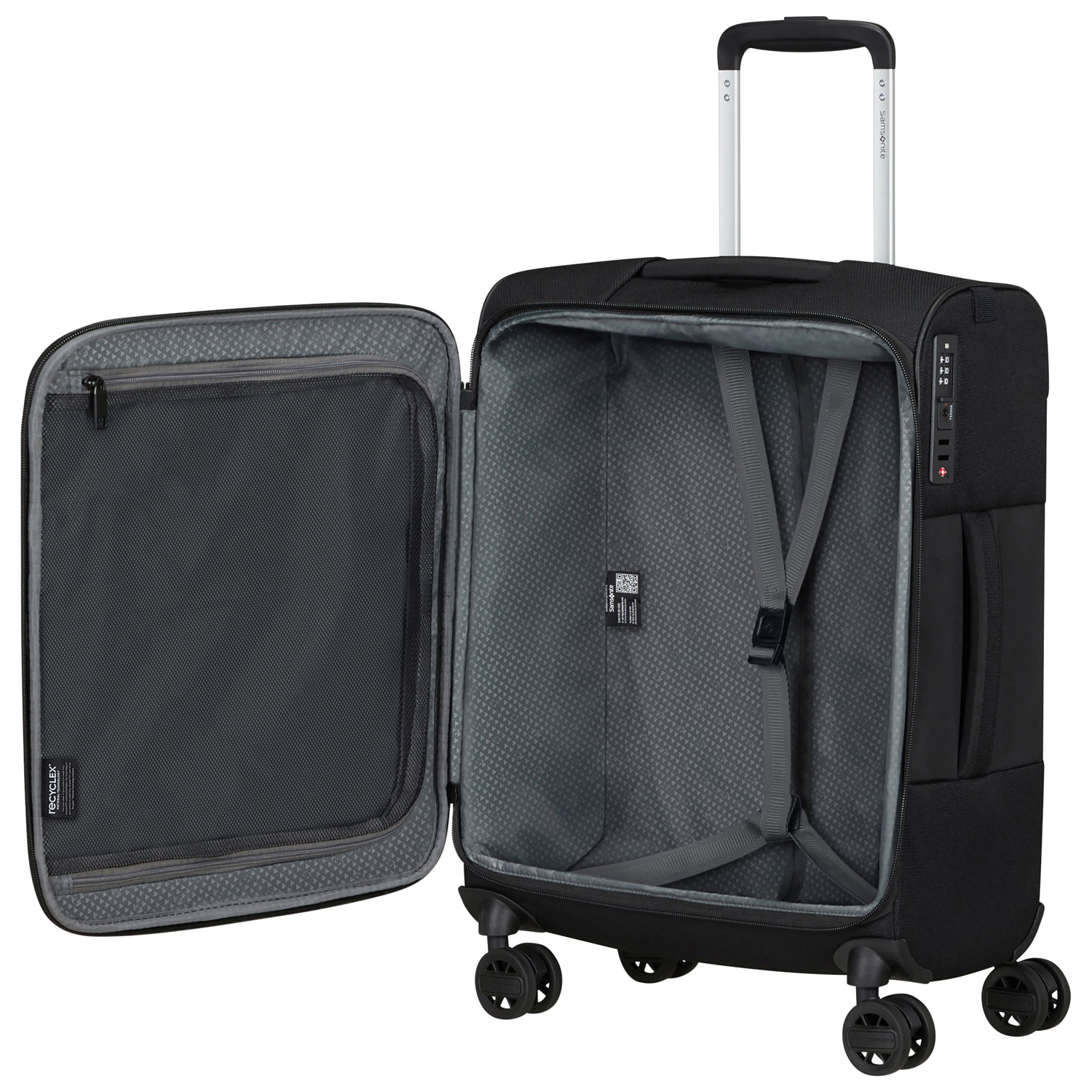 Samsonite Vaycay 3-Piece Soft Side Expandable Luggage Set - Black