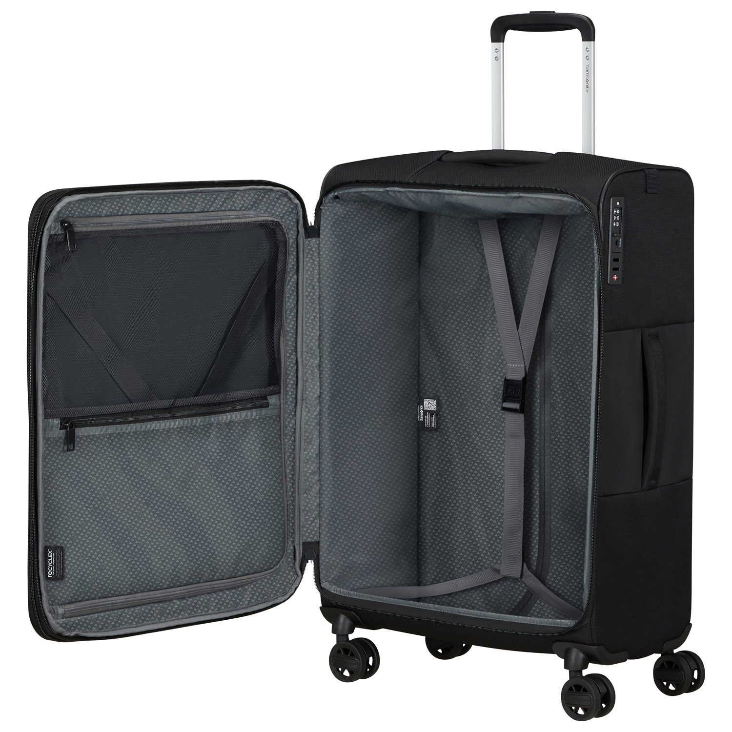 Samsonite Vaycay 3-Piece Soft Side Expandable Luggage Set - Black