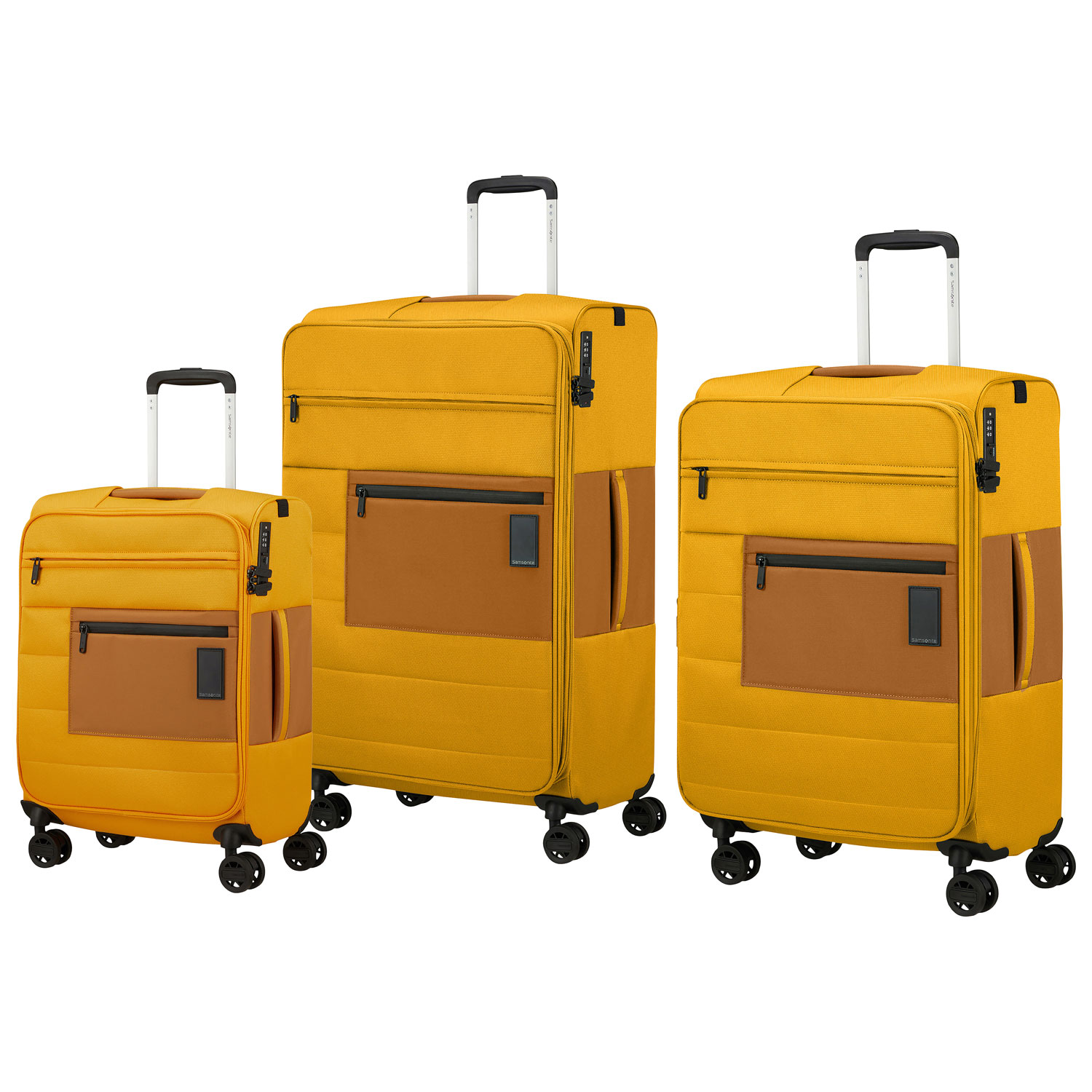 Samsonite Vaycay 3-Piece Soft Side Expandable Luggage Set - Golden Yellow