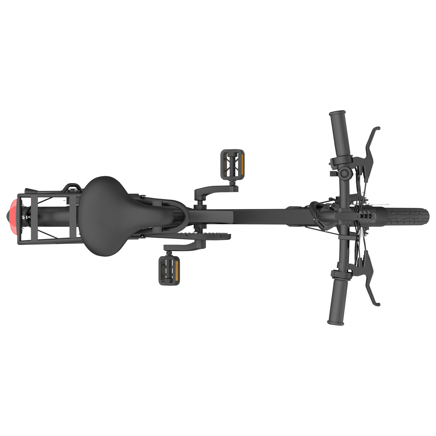 Vélo électrique repliable compact de 350 W EB350F de Blutron - Noir - Partenaire de détail exclusif