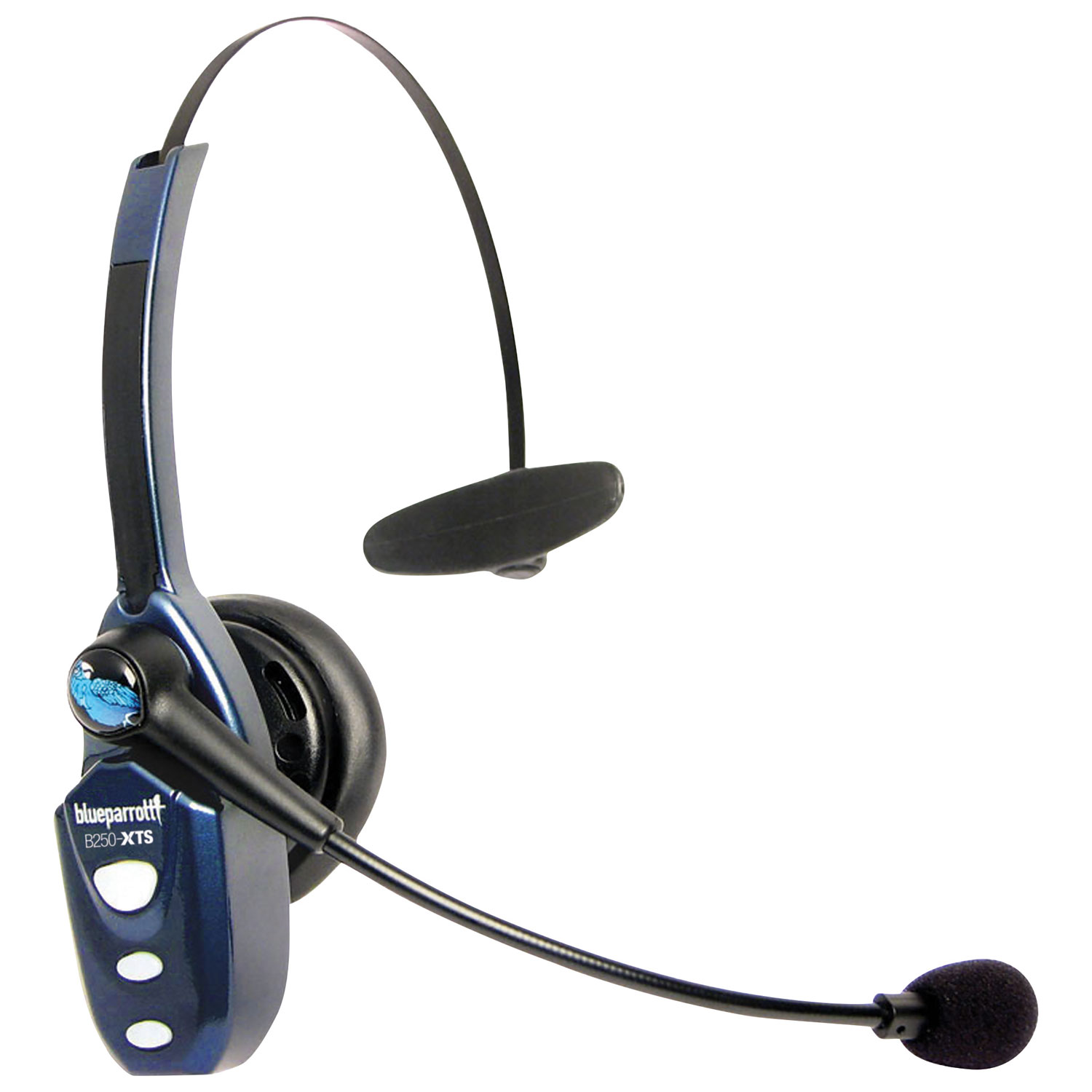 Casque d'écoute mono sans fil Bluetooth B250-XTS de BlueParrott avec microphone à suppression du bruit à 91 %