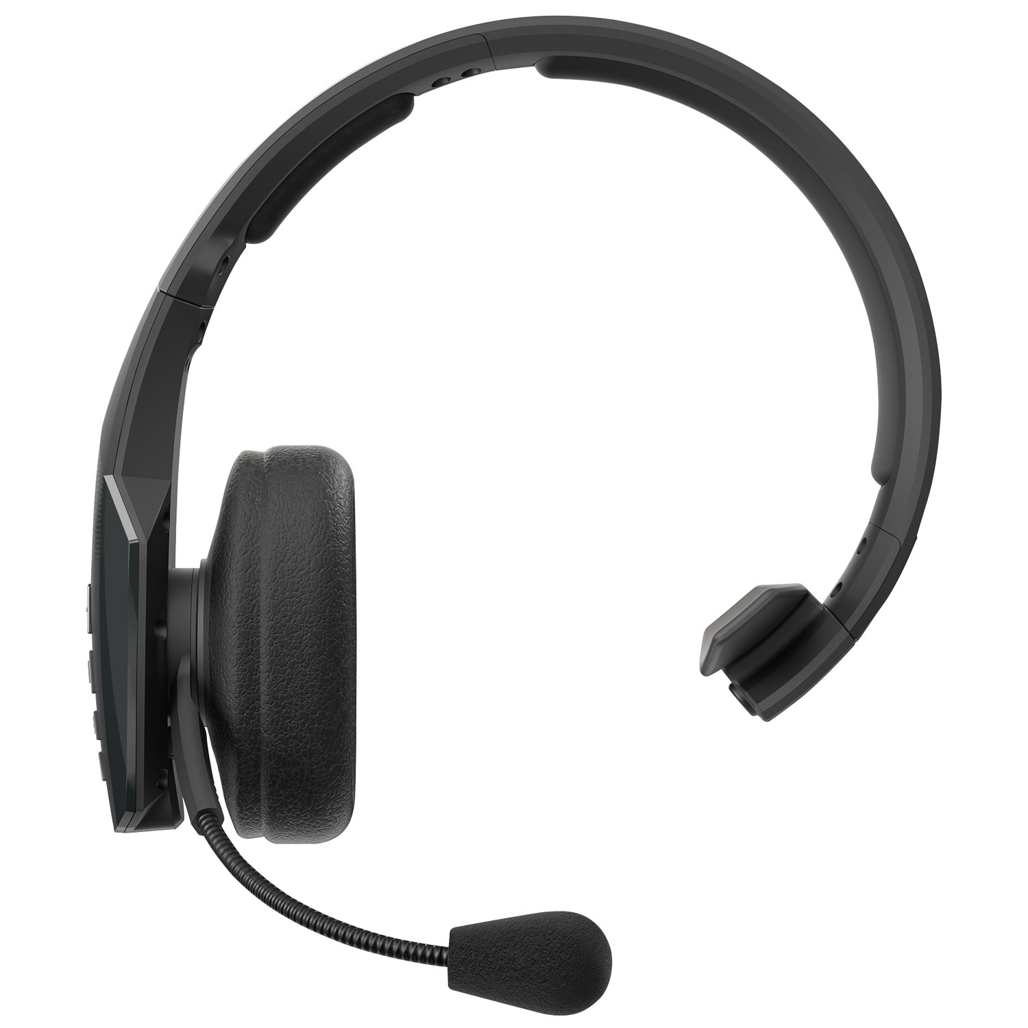 Casque d'écoute mono sans fil Bluetooth B450-XT de BlueParrott avec microphone à suppression du bruit à 96 % et serre-tête rembourré