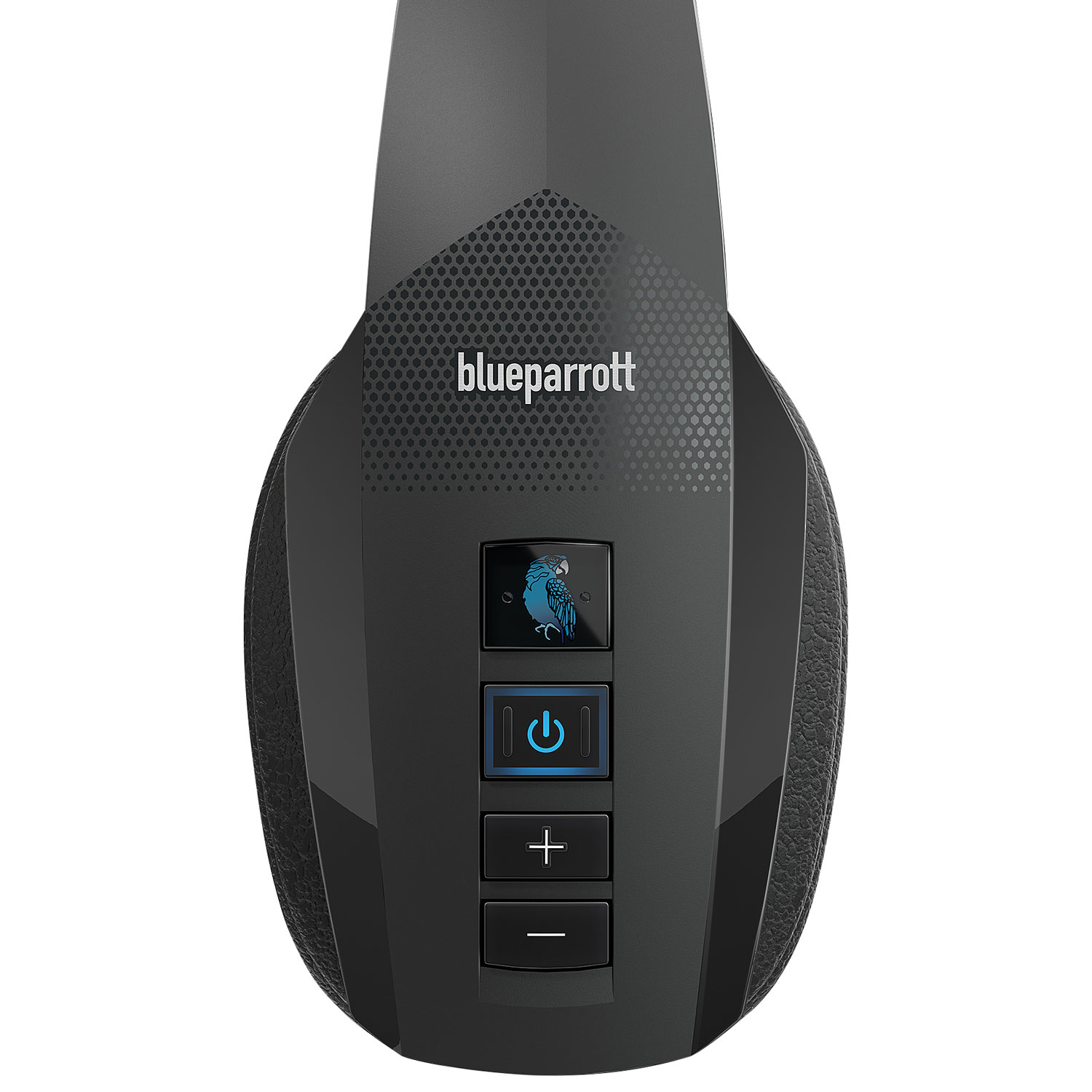 Casque d'écoute mono sans fil Bluetooth B450-XT de BlueParrott avec microphone à suppression du bruit à 96 % et serre-tête rembourré
