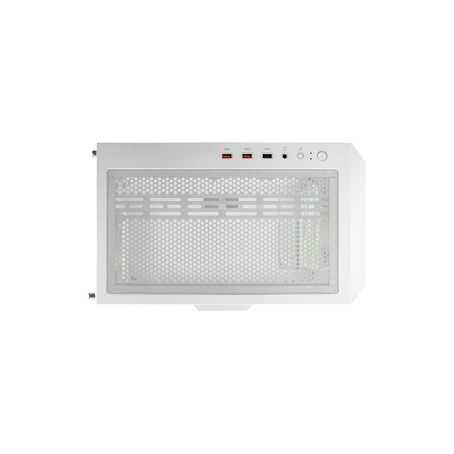 Tour d'ordinateur mi-haute ATX COUGAR AIRFACE RGB, panneau latéral en verre trempé, 3 ventilateurs 120&nbsp;mm ARGB préinstallés, blanc