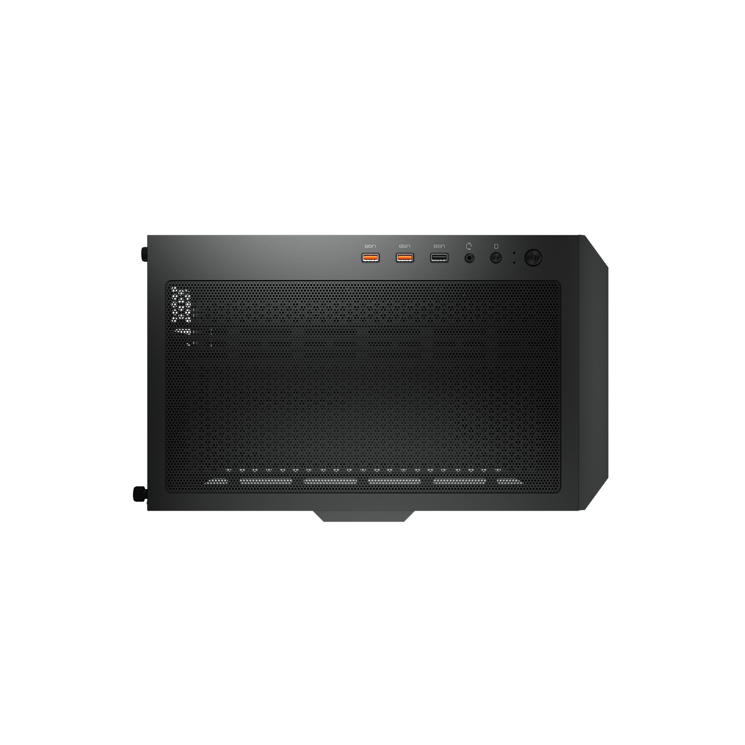 Cougar AIRFACE Mid Tower ATX Computer Case, Tempered Glass Side Panel, 1 x 120mm Black Fan Pre-Installed, Black