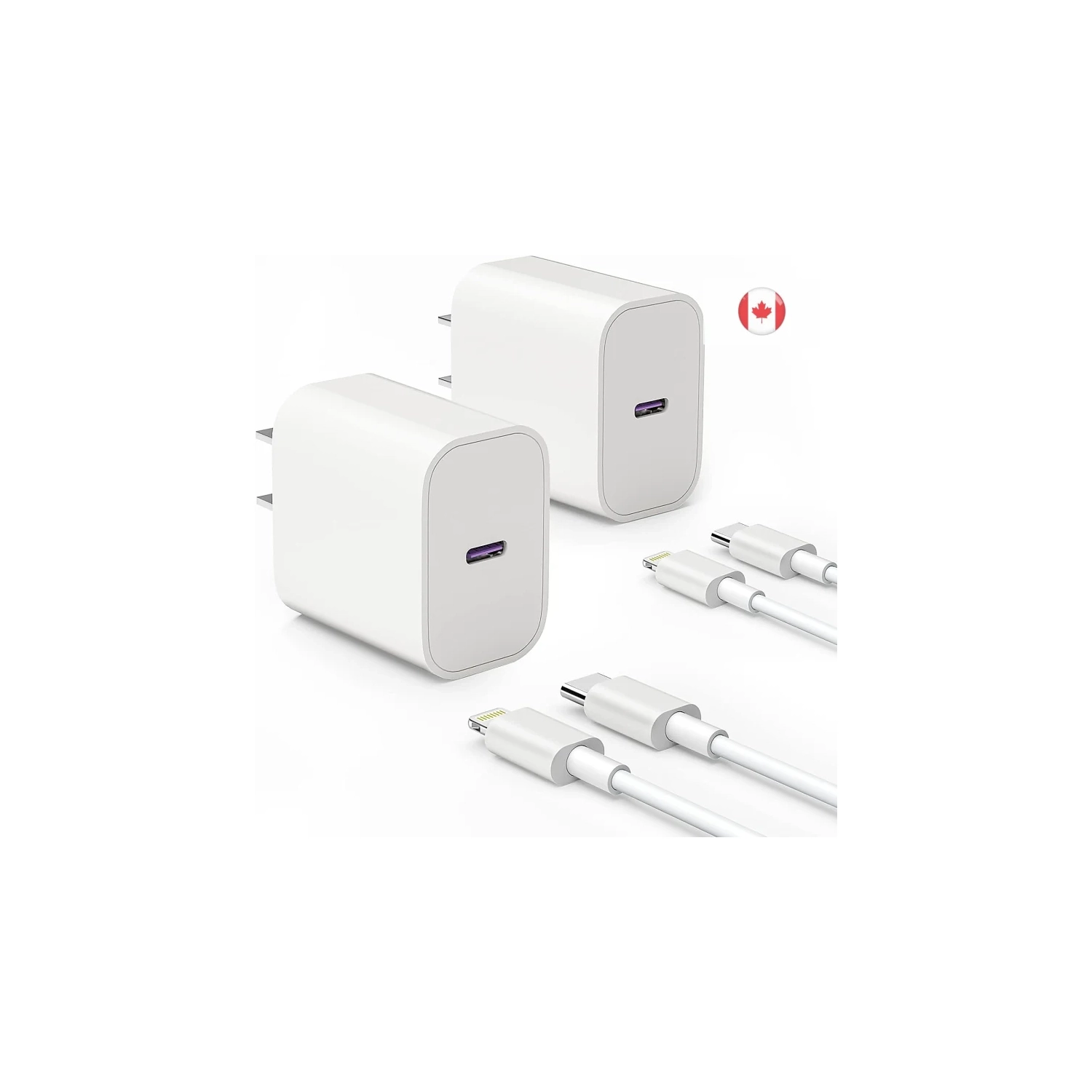 iPhone Fast Charger [Apple MFi Certified] 20W PD USB C Wall Charger Block with 6FT USB C to Lightning Cable & Apple Charger for iPhone 14/13/12/11 Pro/Max/XR/XS/Plus/iPad/Air Pods