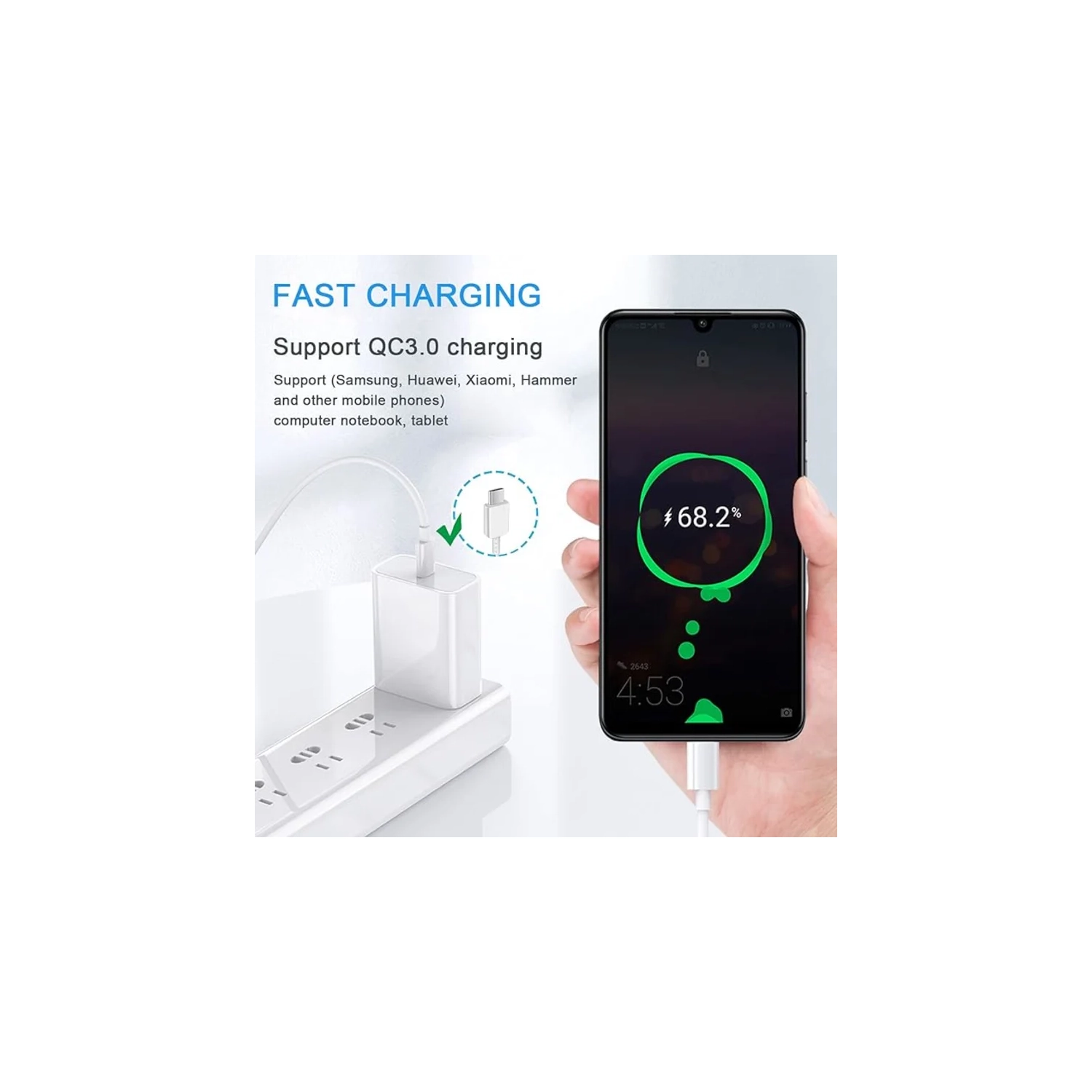 USB C Charger, 2-Pack 20W iPhone 12 Fast Charger Block USB Type C Wall Charger with PD 3.0, Durable Compact USB-C Power Delivery Adapter Compatible