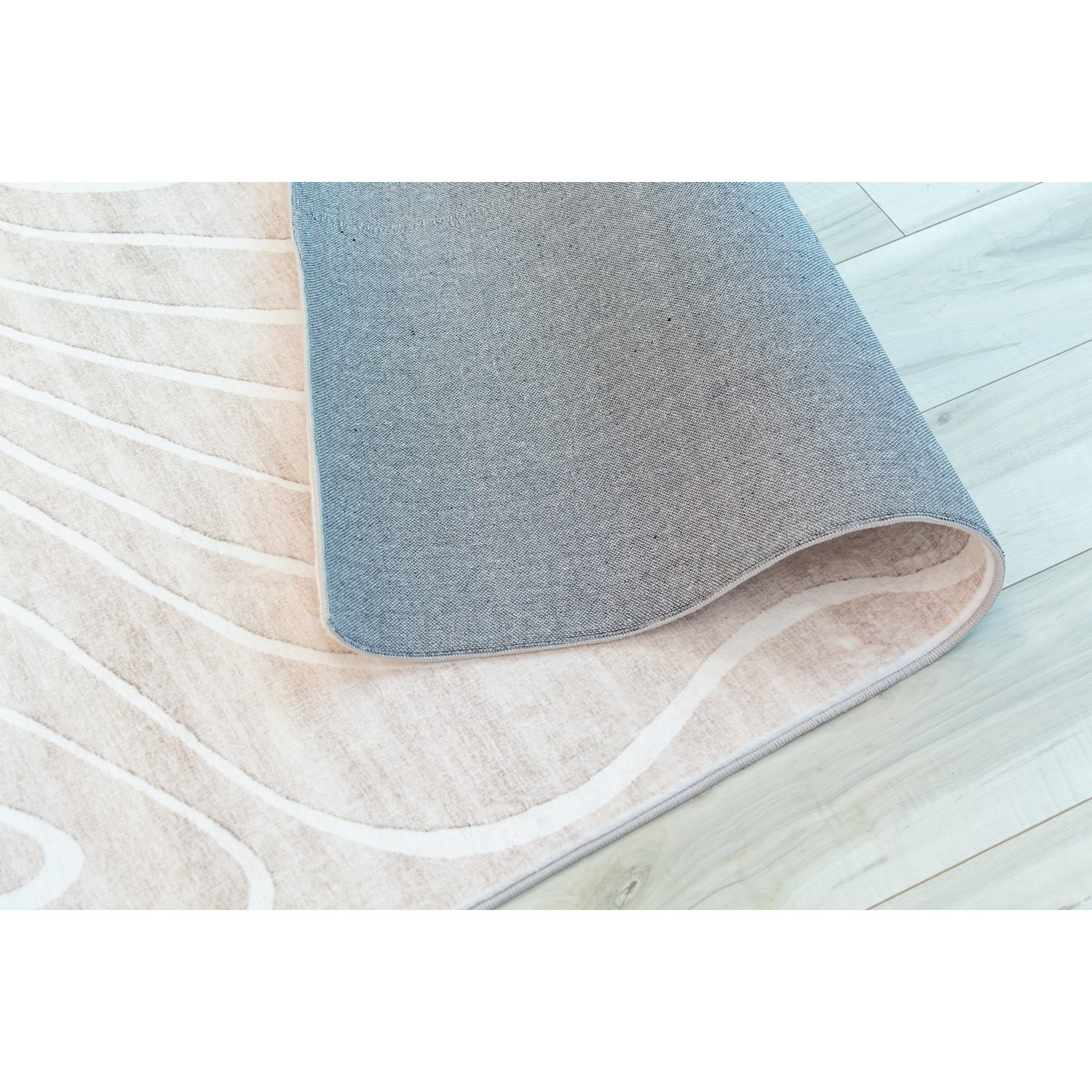 Rug Branch Dune Contemporary Abstract Line Beige/Cream Area Rug