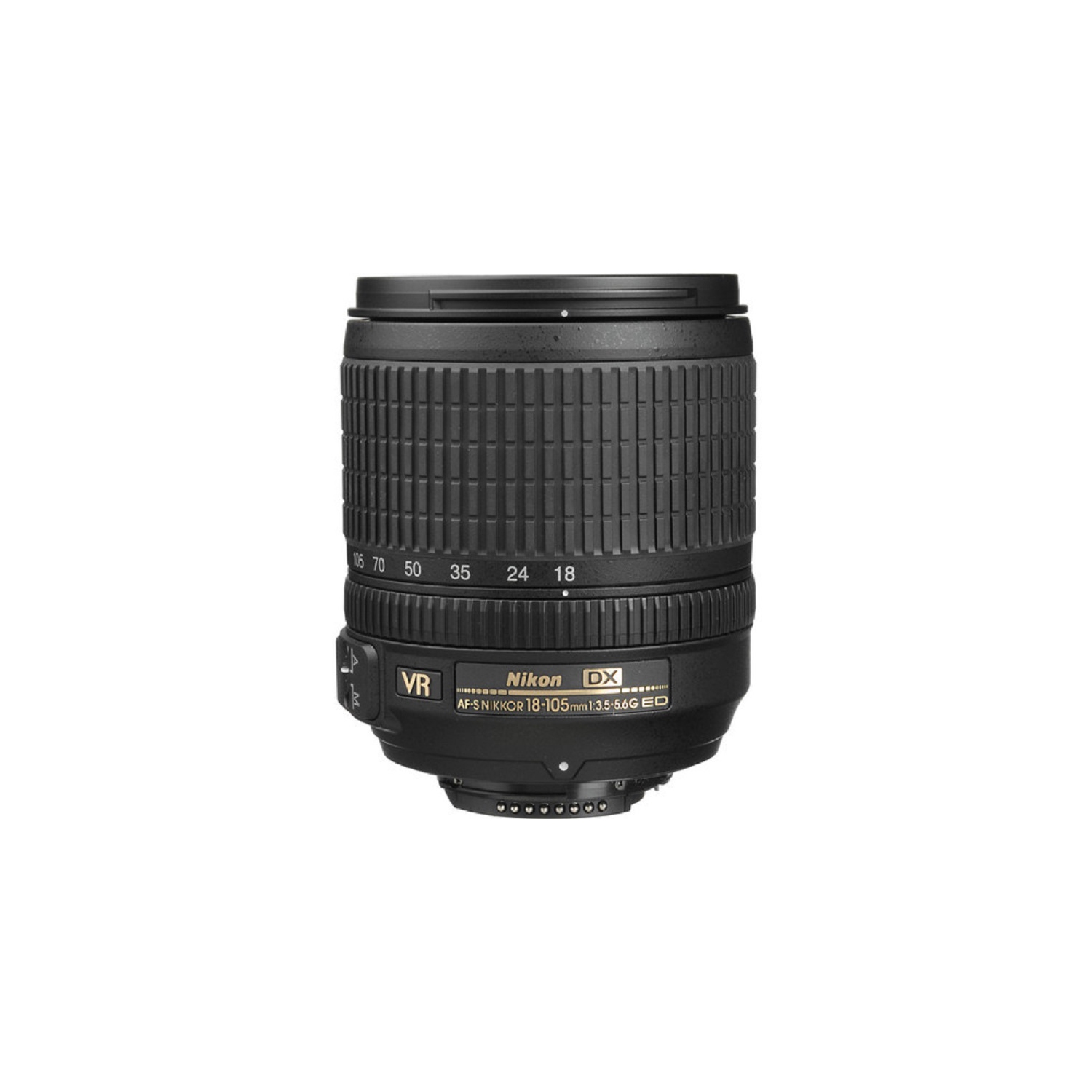 Nikon AF-S DX NIKKOR 18-105mm f/3.5-5.6G ED VR + Telephoto and Wide Angle Lenses