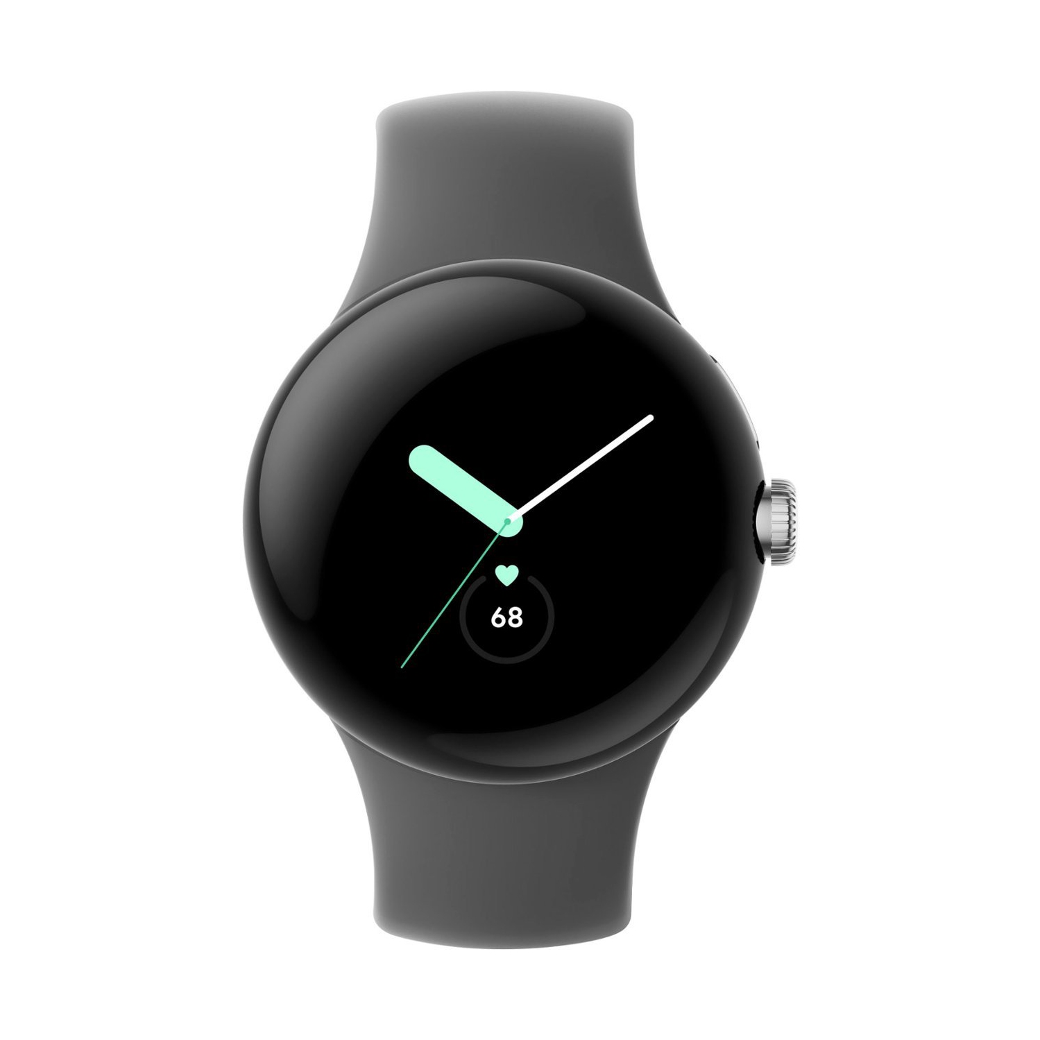 Boîte ouverte - montre Intel. 41 mm inox. Pixel Watch Google, Wi-Fi/BT sport anthracite - Argenté/Anthracite