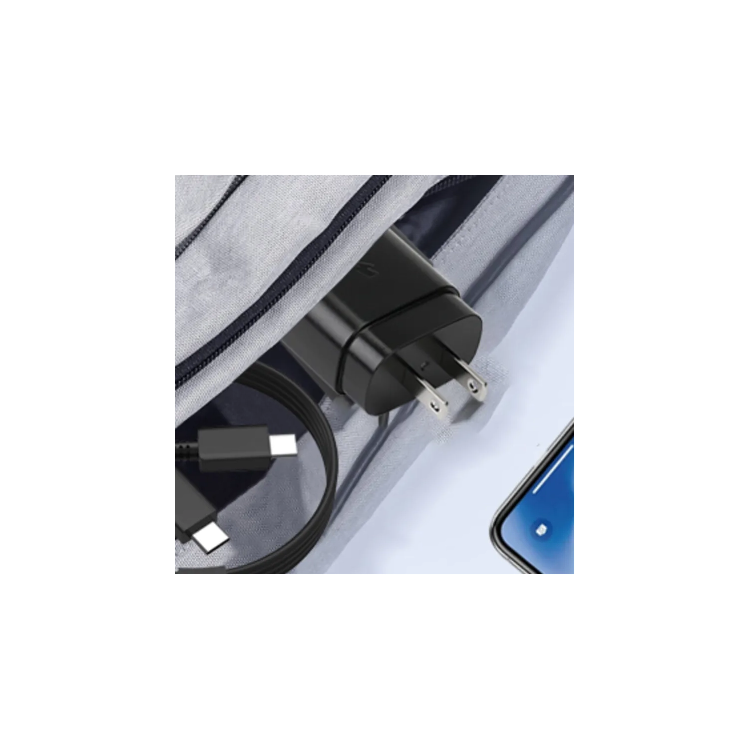 Chargeur rapide USB-C de 25&nbsp;W compatible avec les téléphones Galaxy S23/S22/S21/S20 de Samsung, série Z Fold/Z Flip, Note20, A53/A54 | Bloc de