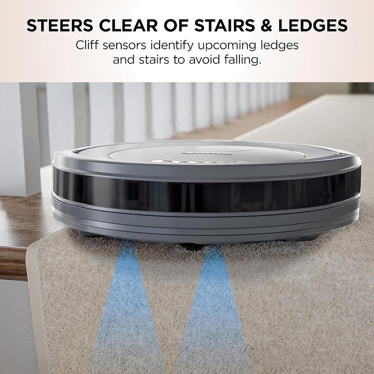 Aspirateur robot AV753 ION de Shark, système à trois brosses, connectivité Wi-Fi, exécution 120&nbsp;Min, fonctionne avec Alexa, nettoyage