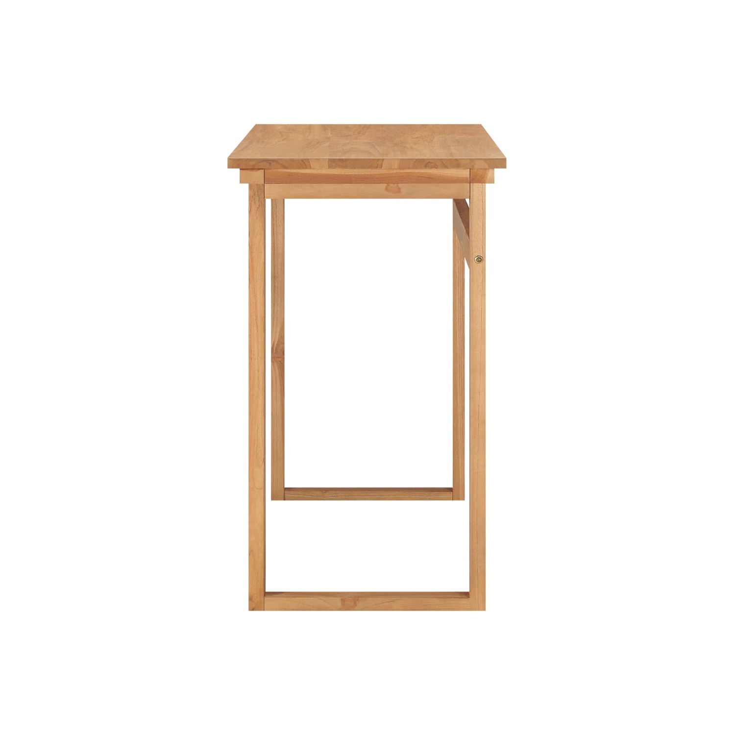 vidaXL Desk 100x45x75 cm Solid Teak Wood