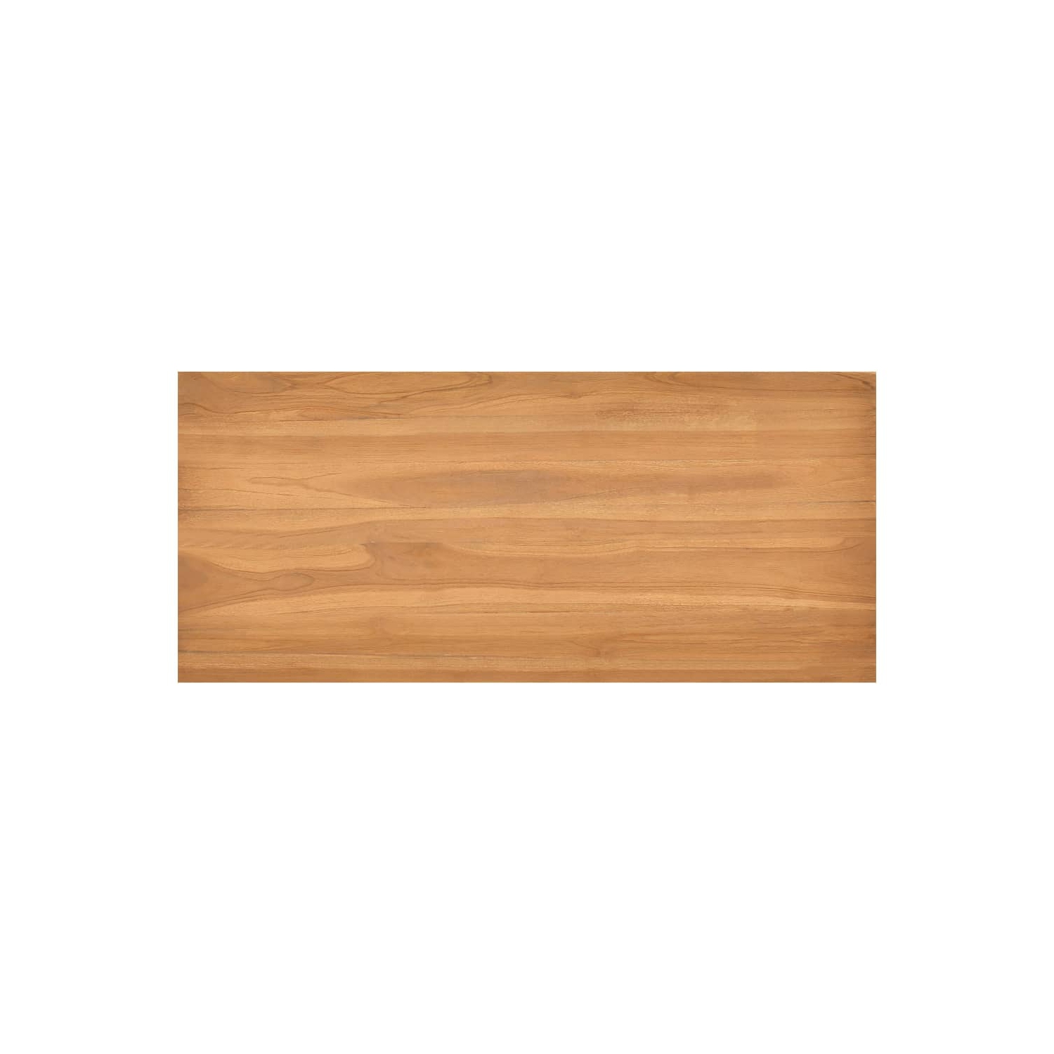 vidaXL Desk 100x45x75 cm Solid Teak Wood