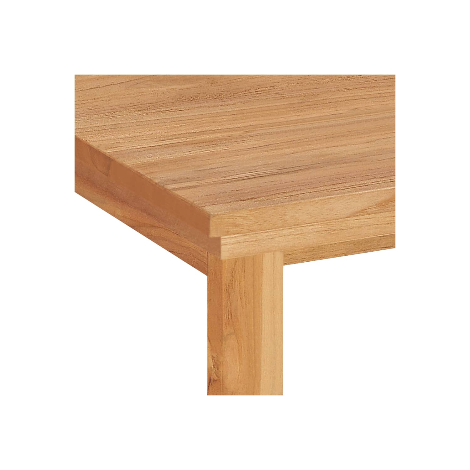 vidaXL Desk 100x45x75 cm Solid Teak Wood