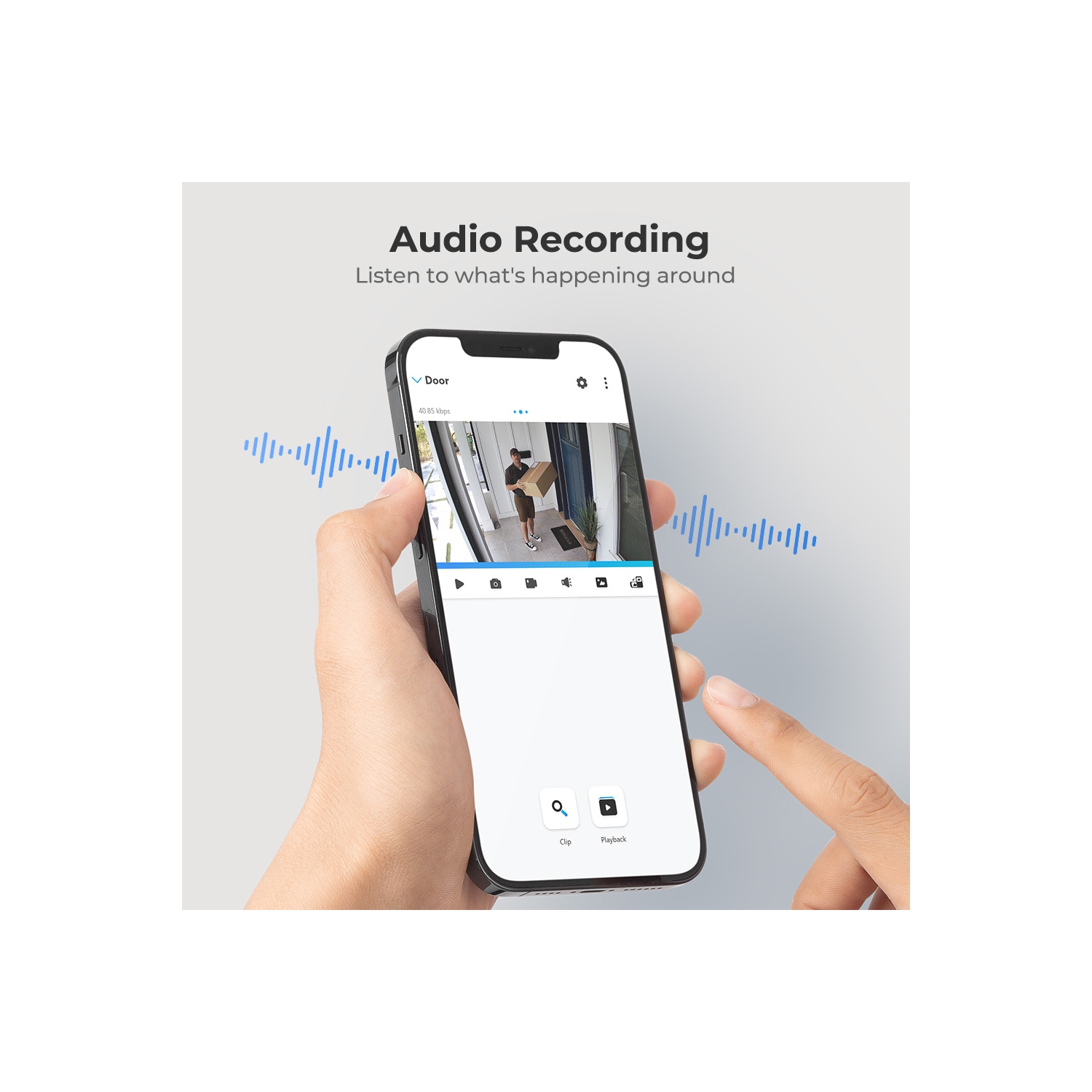 Reolink 5MP 8-Channel PoE Security Camera System, 2TB HDD Built-in, Person/Vehicle Detection, No Subscription Fee