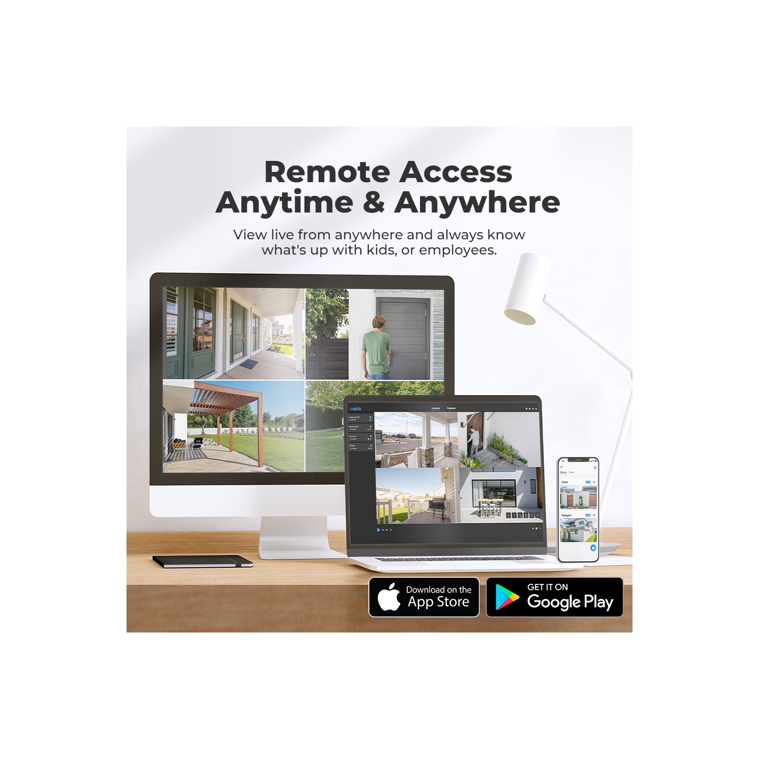 Reolink 5MP Person/Vehicle Detection Smart PoE IP Security Camera, 100ft Night Vision, Audio Recording