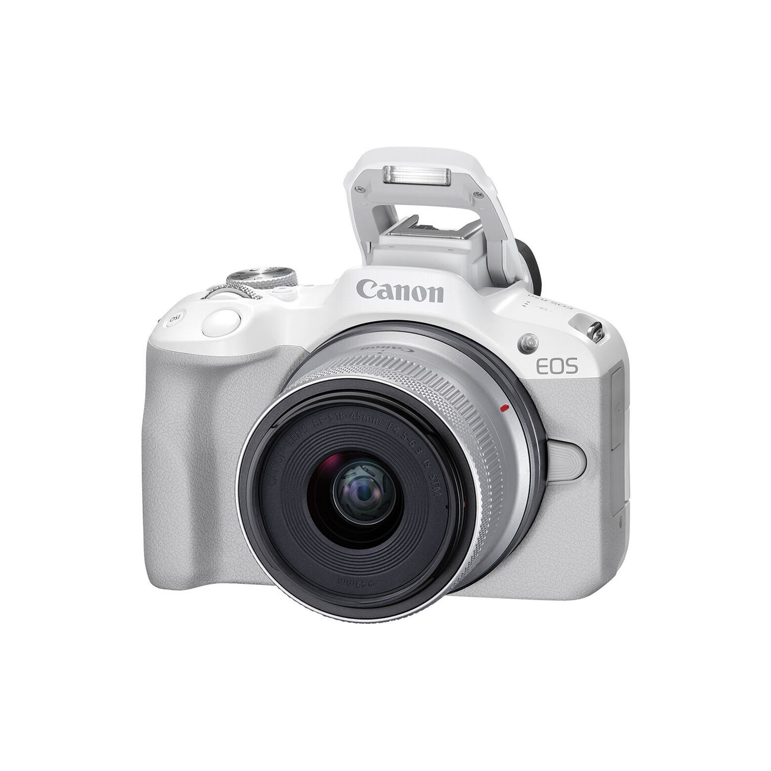 Canon EOS R50 Mirrorless Camera with 18-45mm Lens 5812C012 - 14PC Bundle