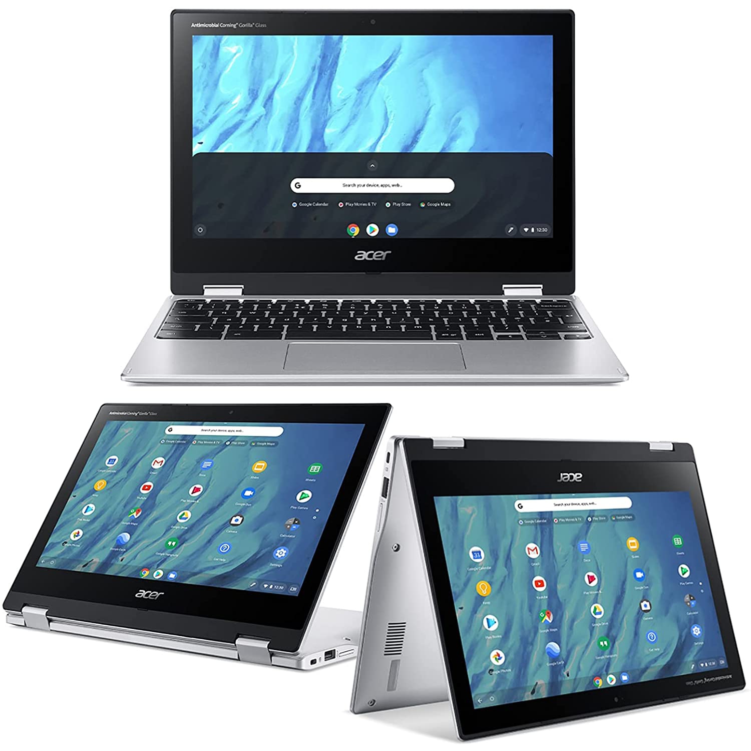 Acer Spin 11.6" Touch 2-in-1 Chromebook (MediaTek MT8183/8Gb Ram/128Gb eMMC) - Refurbished (Excellent) w/ 1 Year Warranty