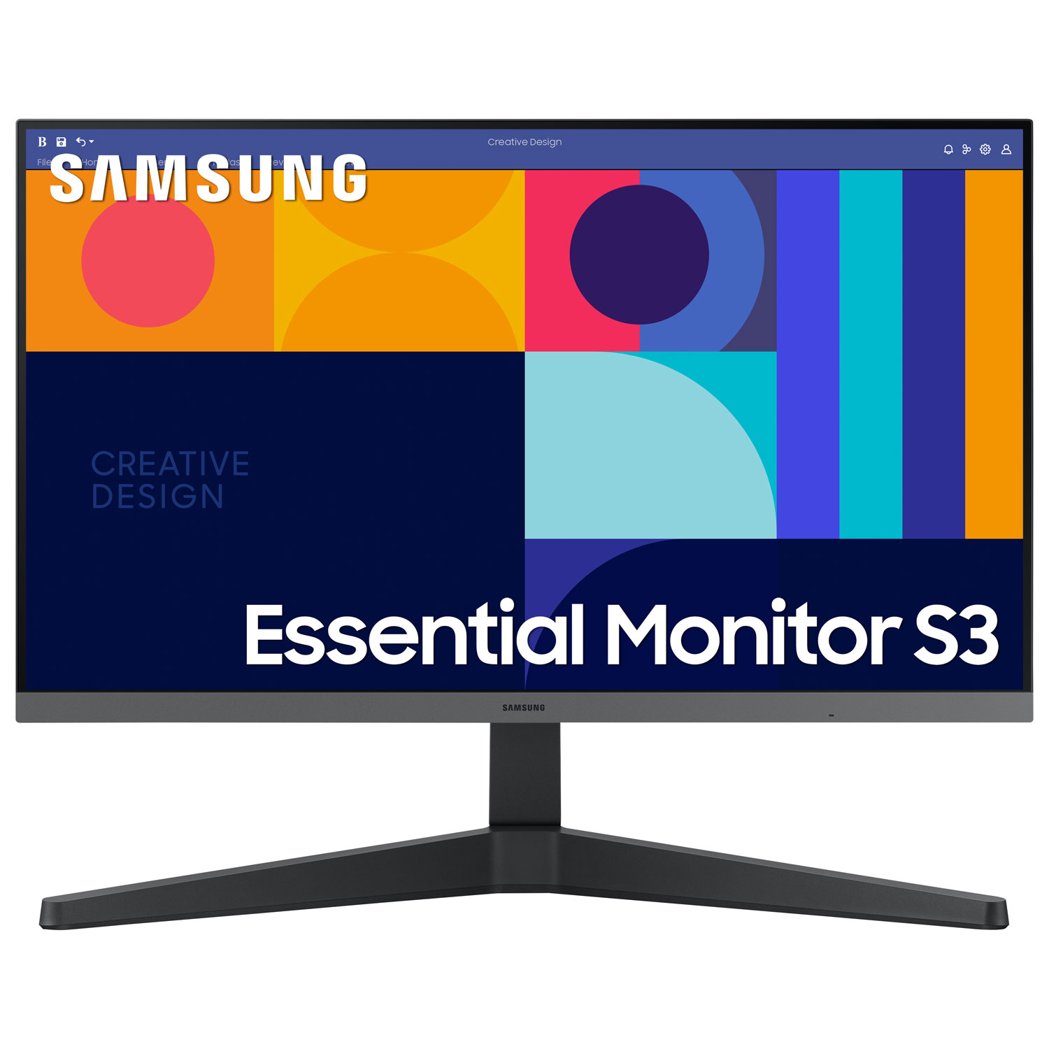 Samsung 24" 100Hz 4ms GTG IPS LED FreeSync Monitor (LS24C330GANXZA) - Black