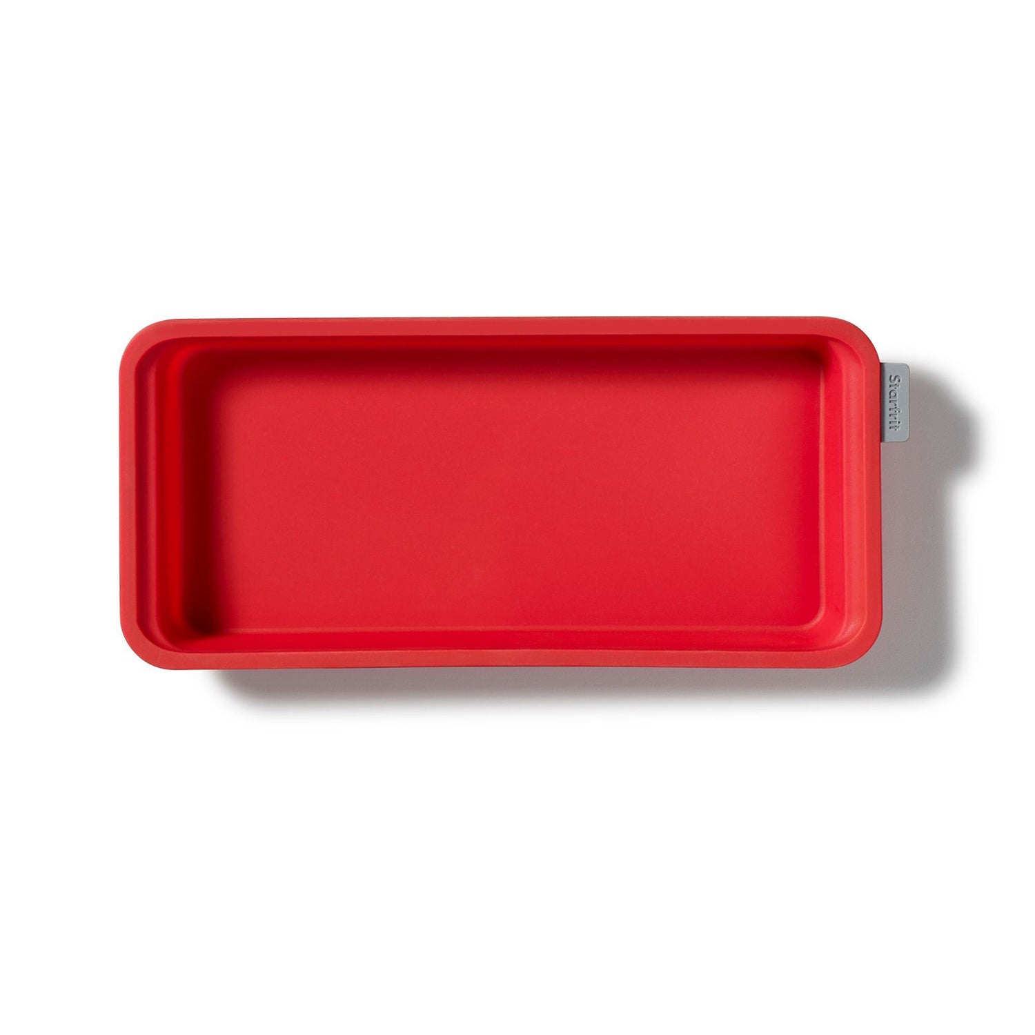 Starfrit – Ensemble de 2 plats de cuisson en silicone souple, va au lave-vaisselle, rouge