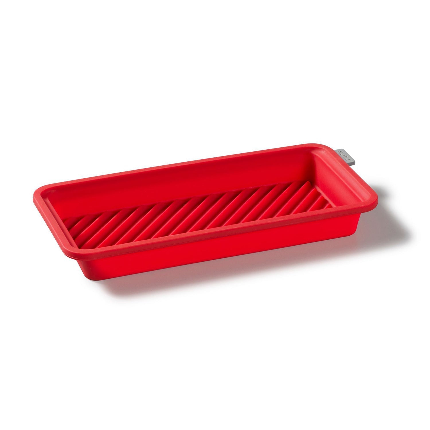 Starfrit - Set of 2 Soft Silicone Baking Dishes, Dishwasher Safe, Red