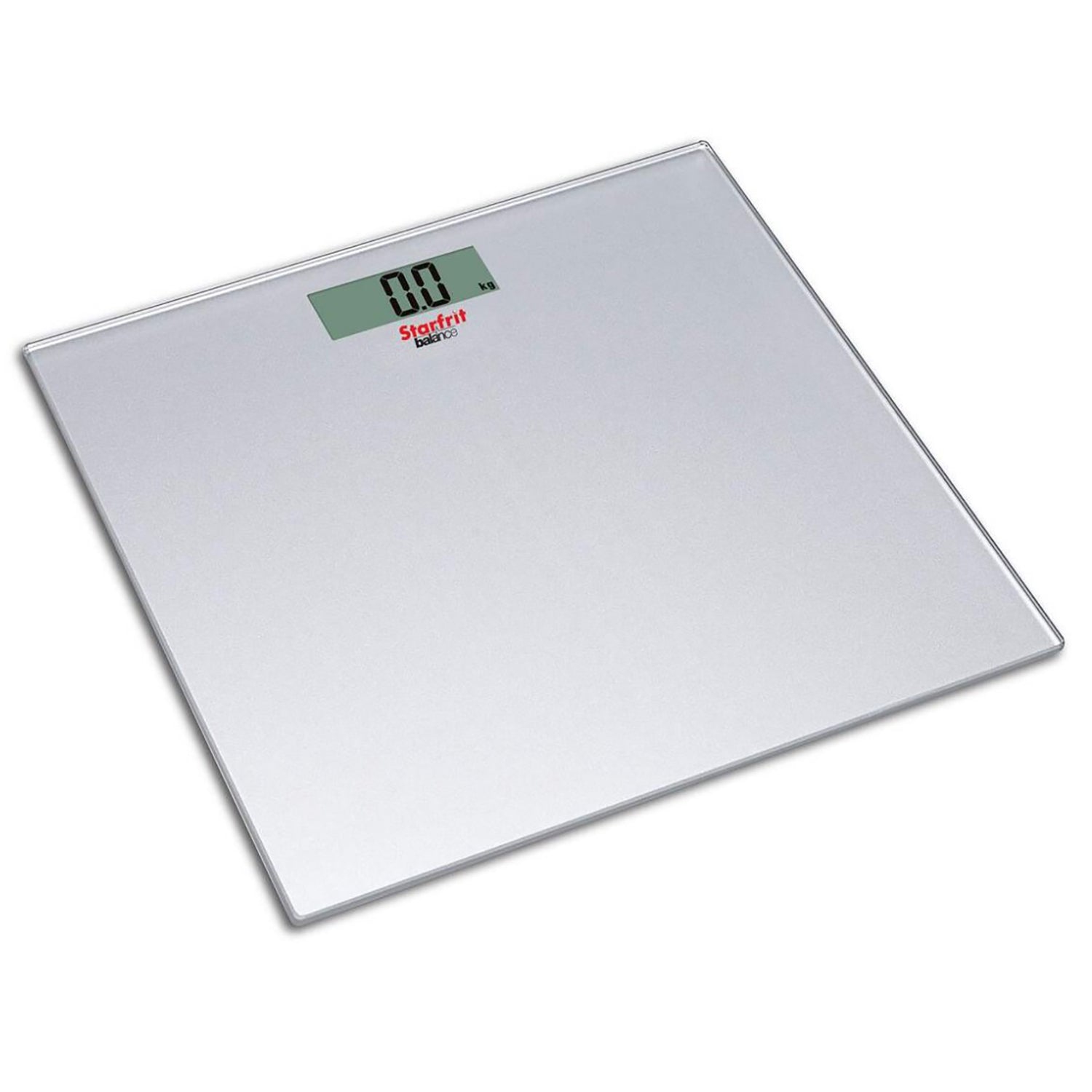 Starfrit - Ultra-Thin Tempered Glass Electronic Bathroom Scale/Scale, Maximum Capacity of 150kg