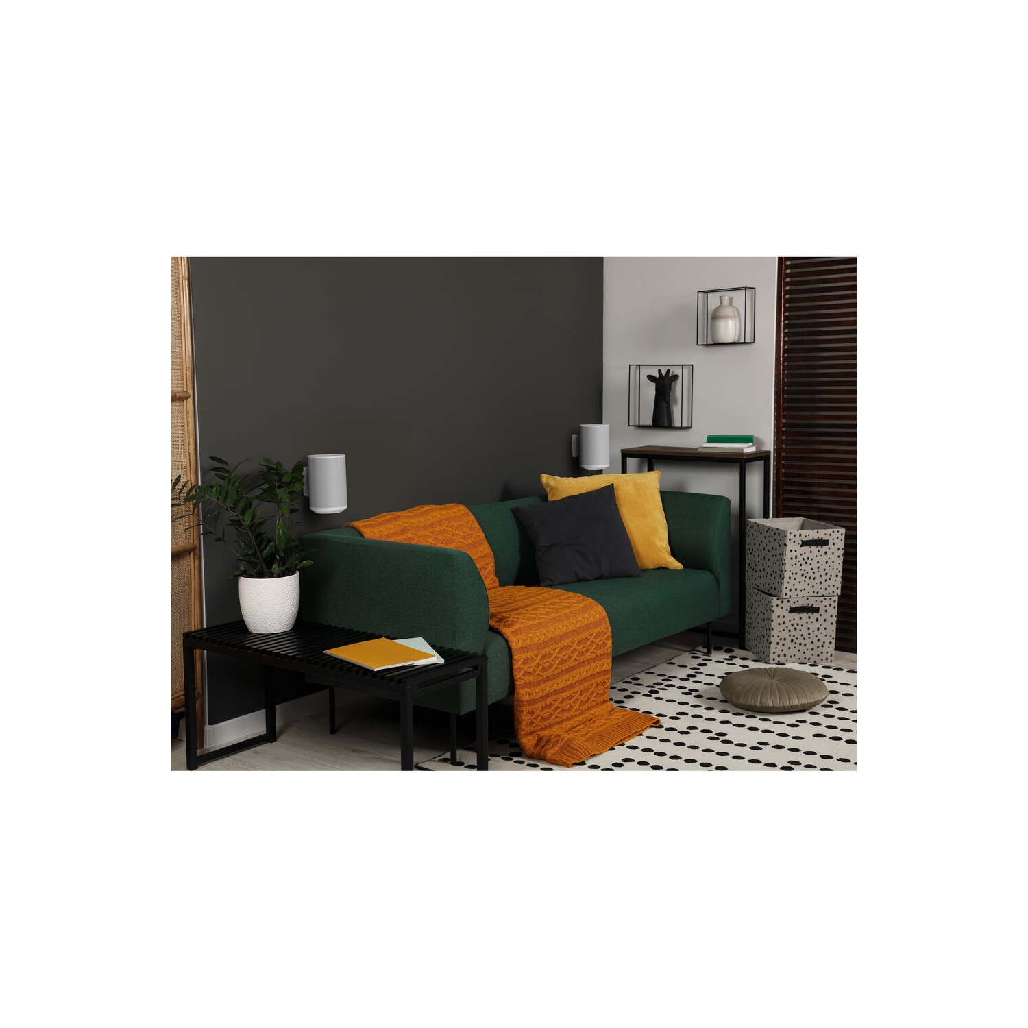 FLEXSON Wall Mount with Corner Piece for Sonos Era 100 Speaker