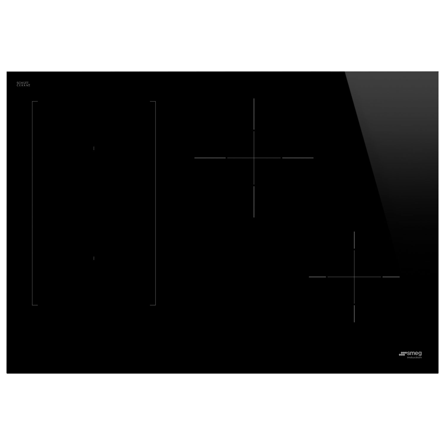 Smeg 30" 4-Element Induction Cooktop - Black
