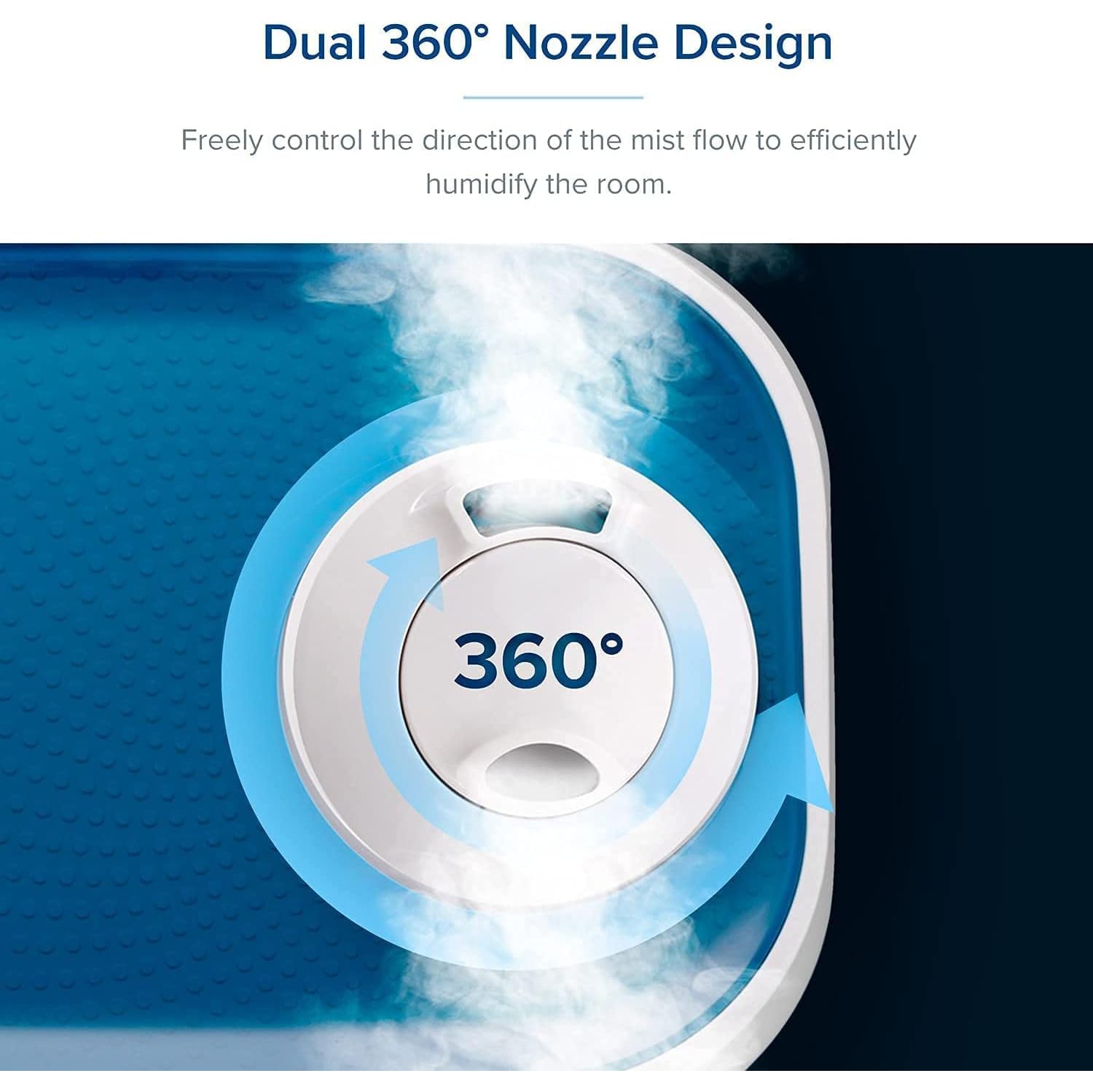 LEVOIT Humidifier for Bedroom, 4L Cool Mist Humidifiers for Plants, Baby Nursery with Essential Oil Tray, Quiet Operation, BPA Free, Last Up to 40h,