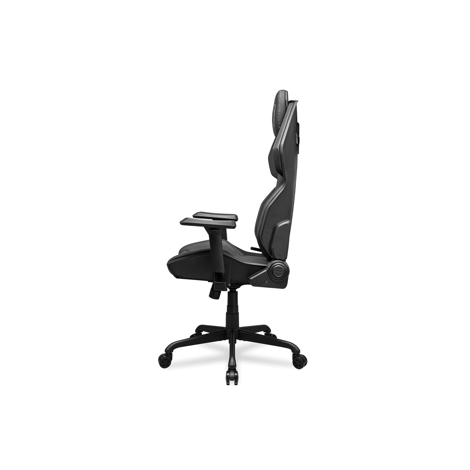 Cougar Hotrod Office Gaming Chair - Ergonomic, High Back Premium Breathable PVC Leather Reclining Backrest Headrest & Lumbar Cushions, Black