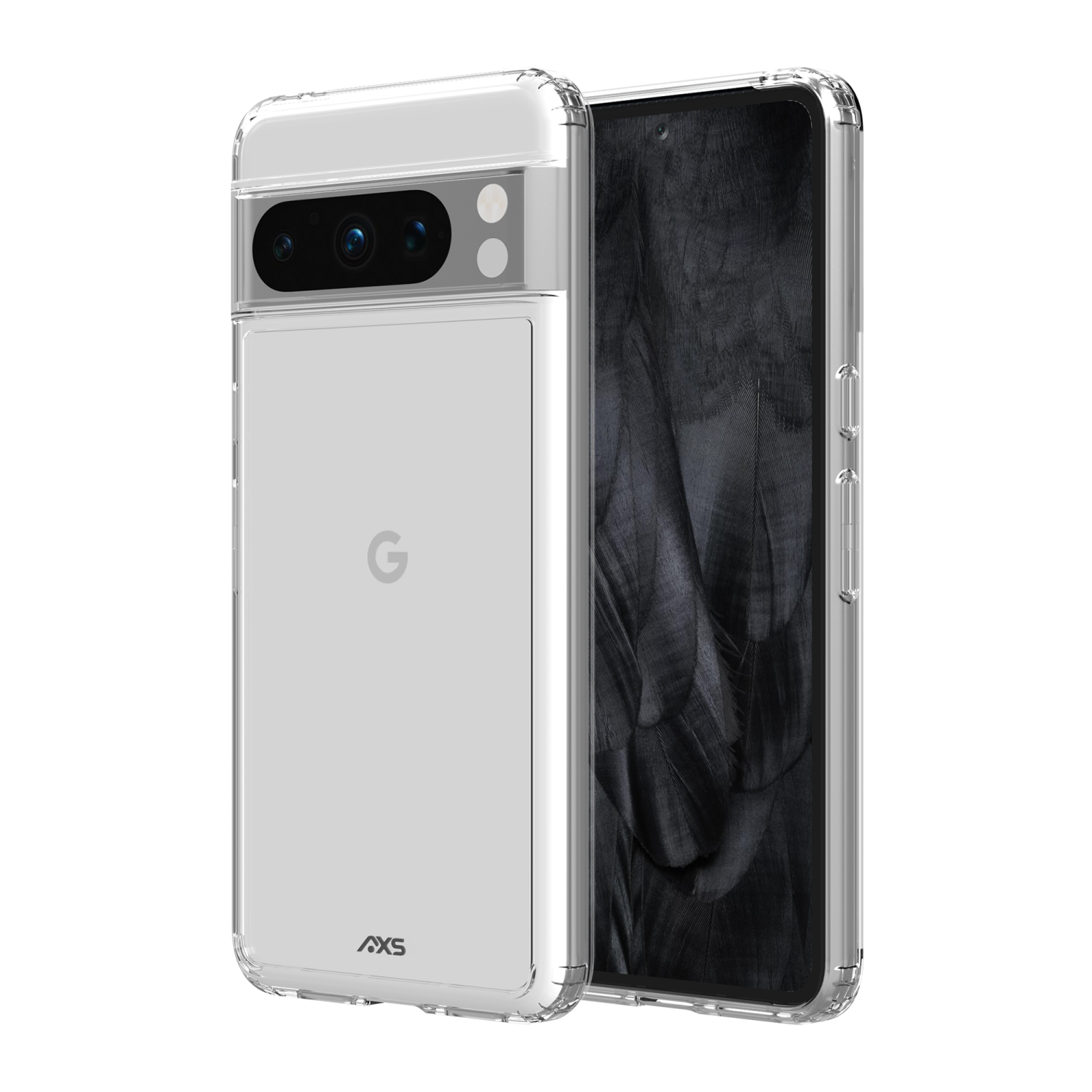 Étui transparent testé pour les chutes ULTRA CLEAR d'AXS pour Pixel 8 Pro de Google