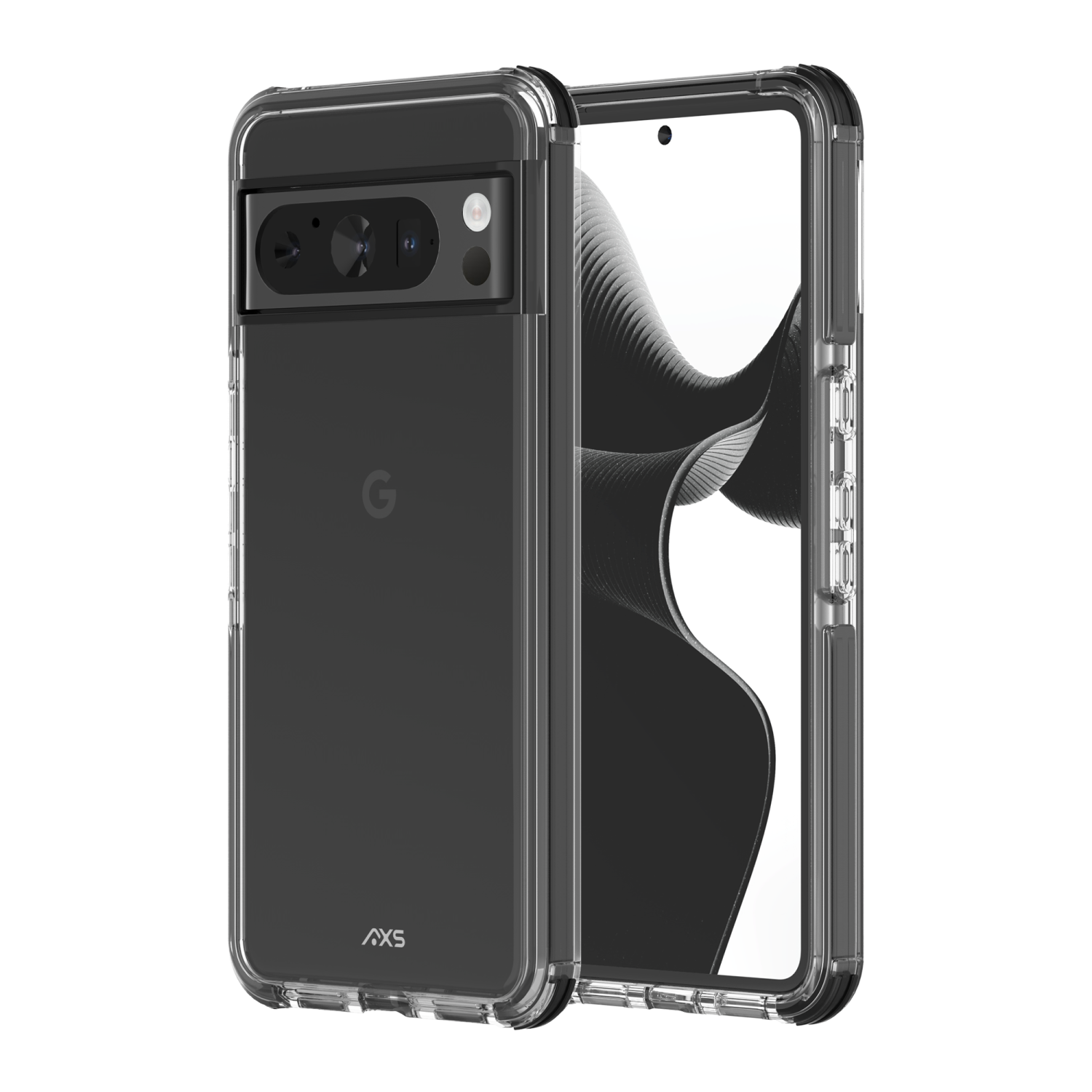 Étui transparent testé contre les chutes ProShield plus d'AXS pour Pixel 8 Pro de Google