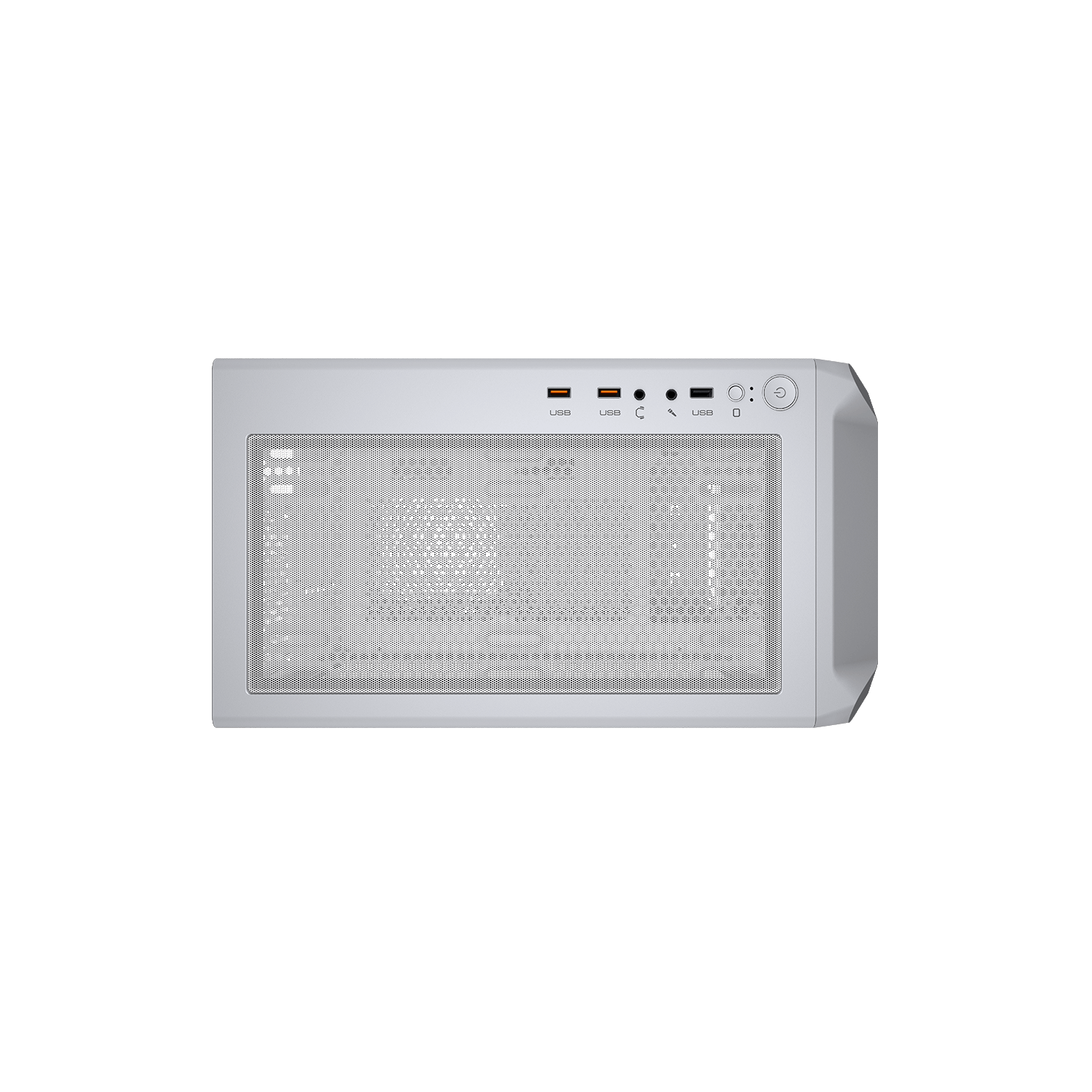 Cougar – Boîtier d'ordinateur mi-tour ATX ARCHON 2 RGB, panneau latéral en verre trempé, 3 ventilateurs 120&nbsp;mm ARGB préinstallés, blanc