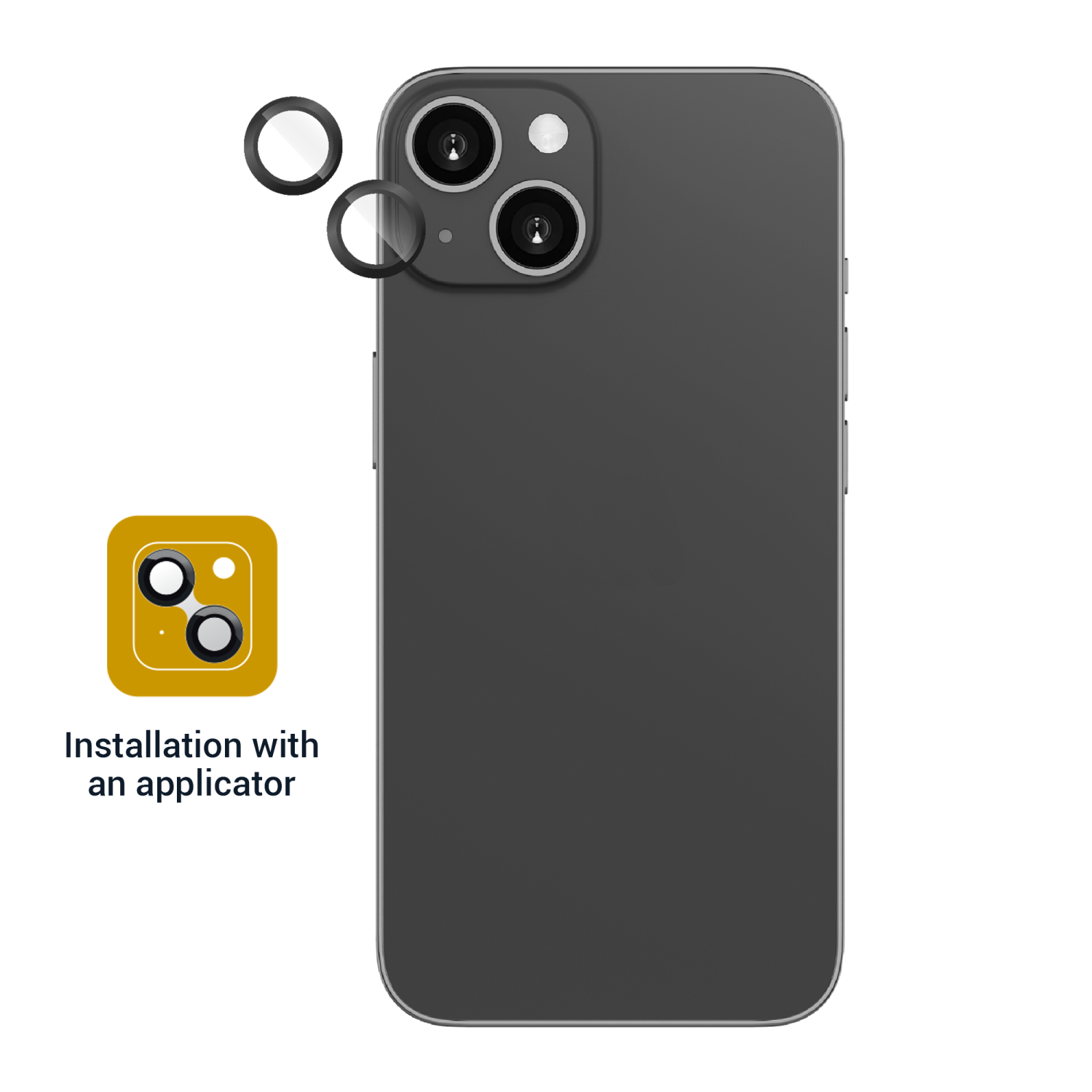 Protecteur d'objectif ARMORGlass Pro d'AXS pour iPhone 15/15 plus/14/14 plus d'Apple