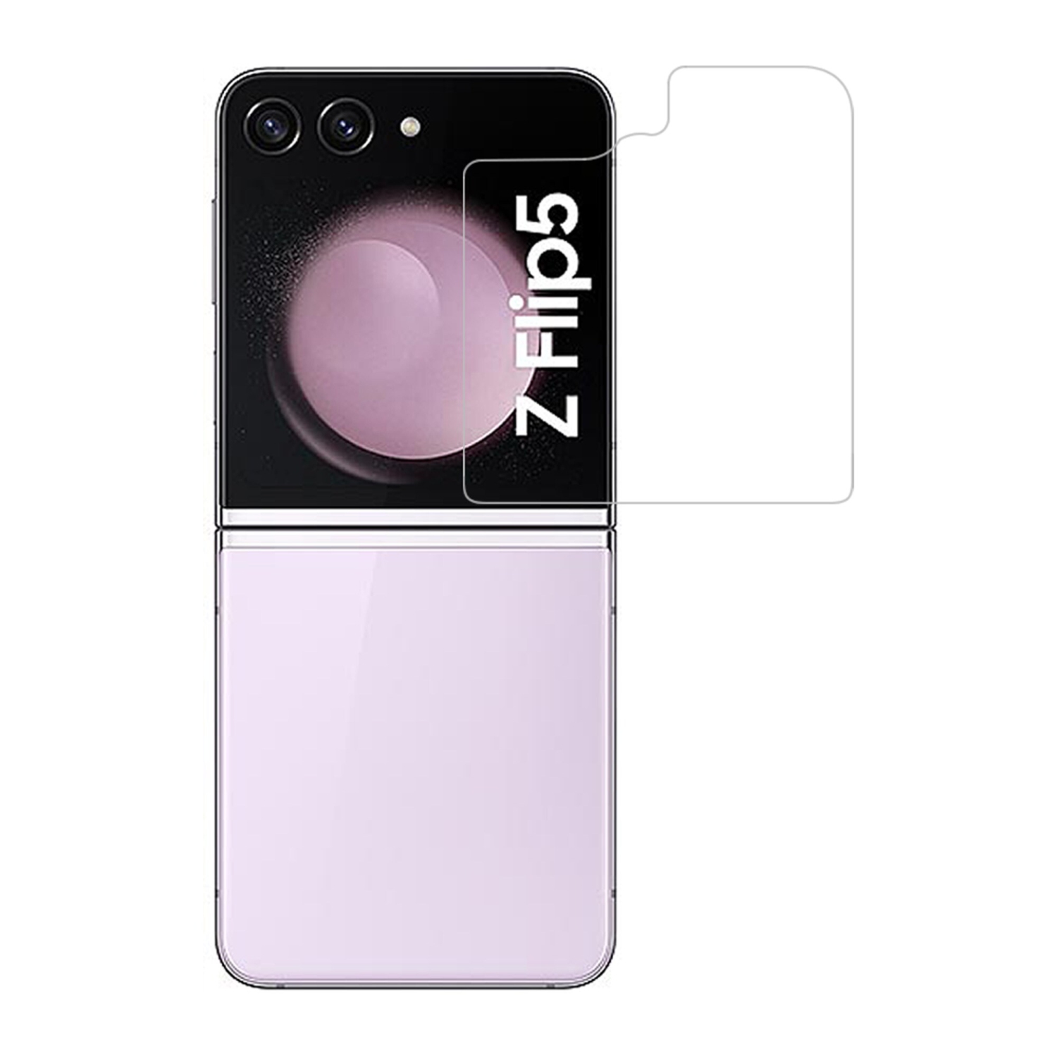 Protecteur d'écran ARMORGlass d'AXS pour Galaxy Z Flip 5/6 de Samsung