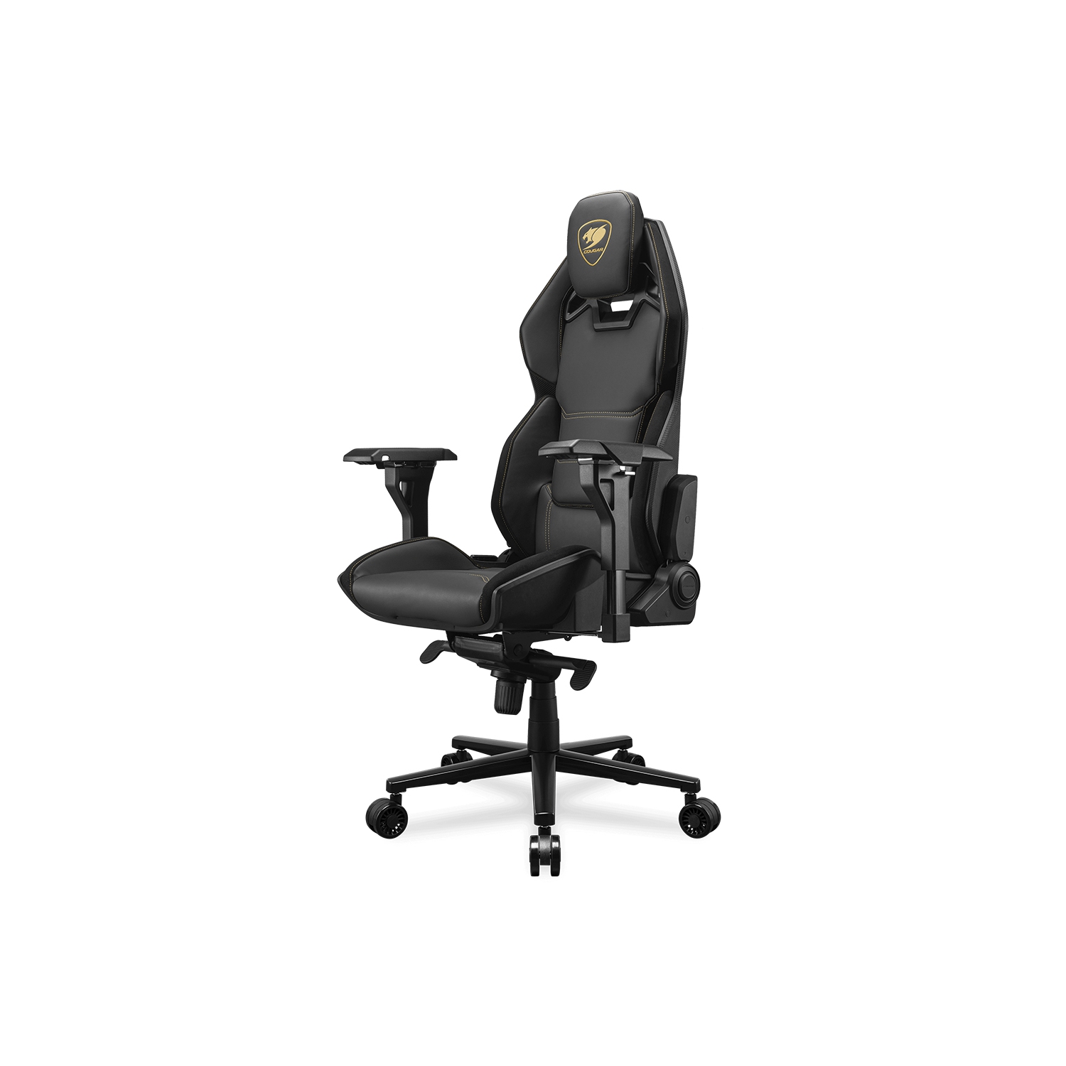 Fauteuil de jeu de bureau Cogar Hotrod – Fauteuil de jeu ergonomique, dossier haut de gamme inclinable en cuir PVC respirant, appuie-tête et coussins