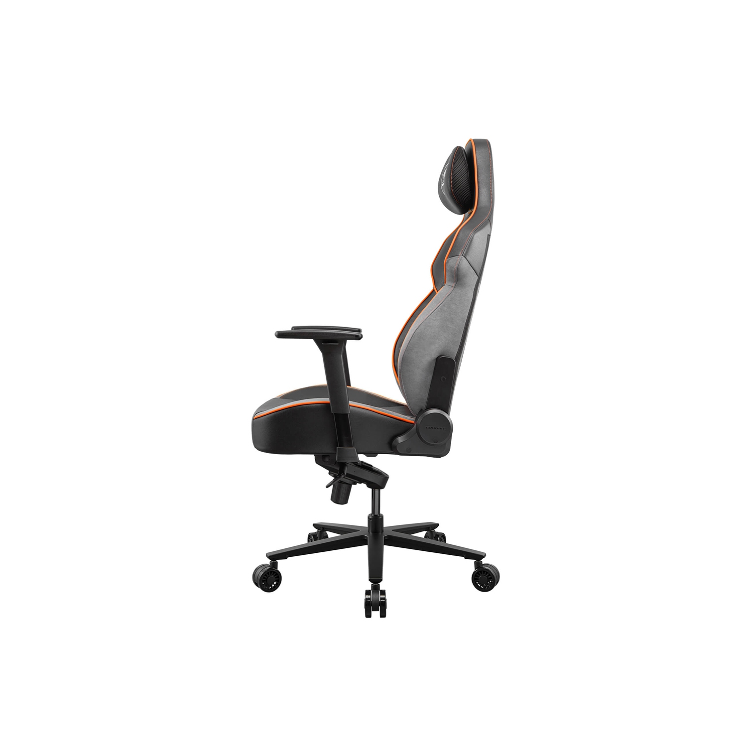 Fauteuil de jeu de bureau 200&nbsp;mm de Cougar NxSys Ventilateur RVB – Fauteuil de jeu ergonomique en cuir PVC respirant haut de gamme avec dossier