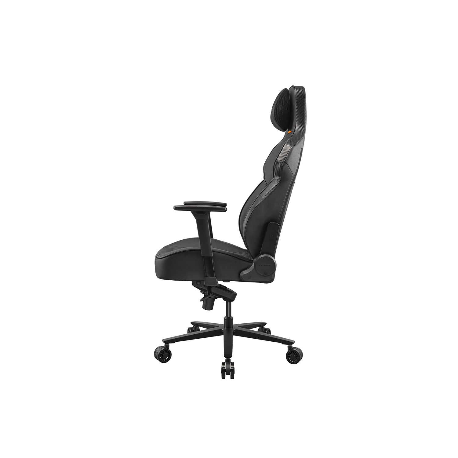 Fauteuil de jeu de bureau 200 mm de Cougar NxSys Ventilateur RVB – Fauteuil de jeu ergonomique en cuir PVC respirant haut de gamme avec dossier