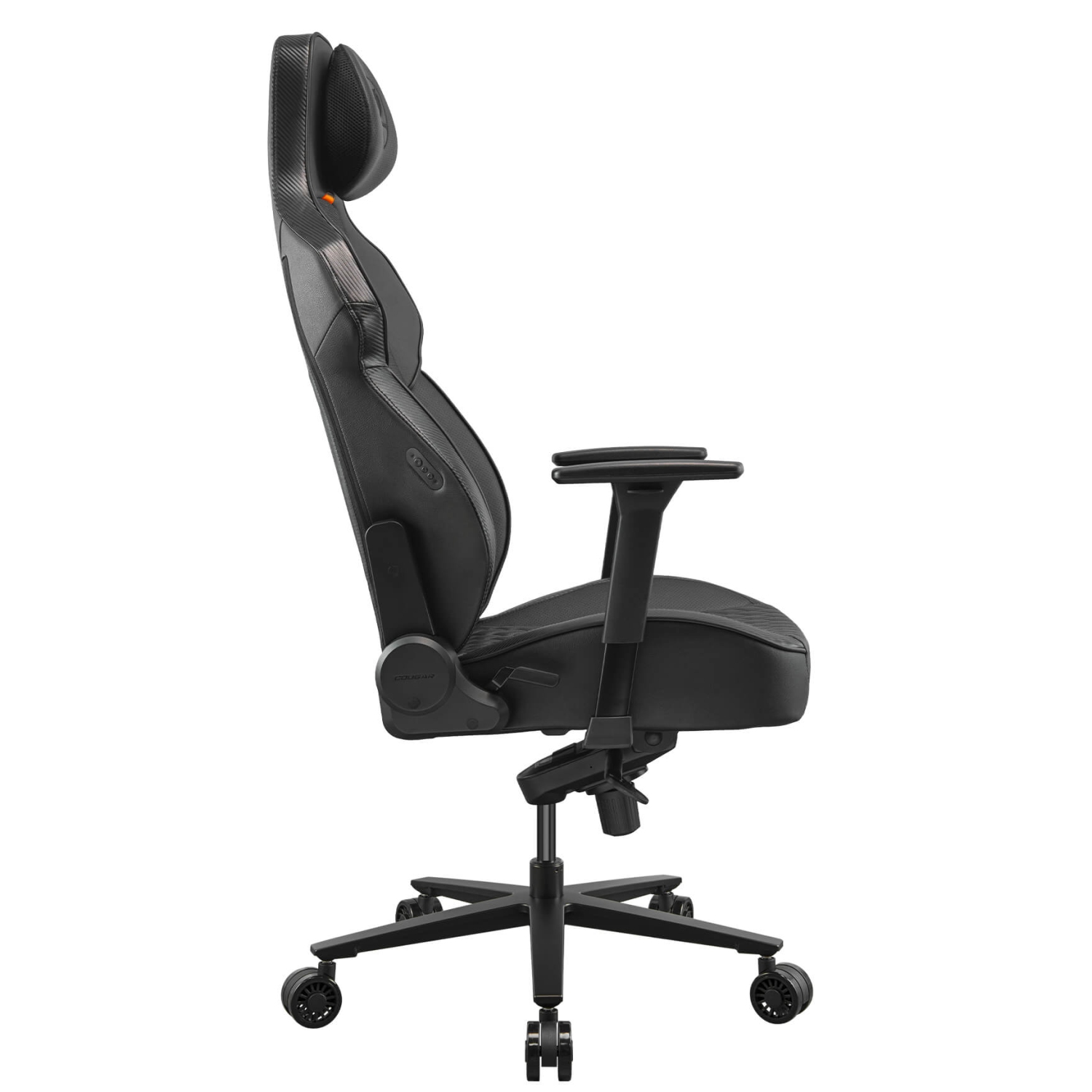 Fauteuil de jeu de bureau 200 mm de Cougar NxSys Ventilateur RVB – Fauteuil de jeu ergonomique en cuir PVC respirant haut de gamme avec dossier