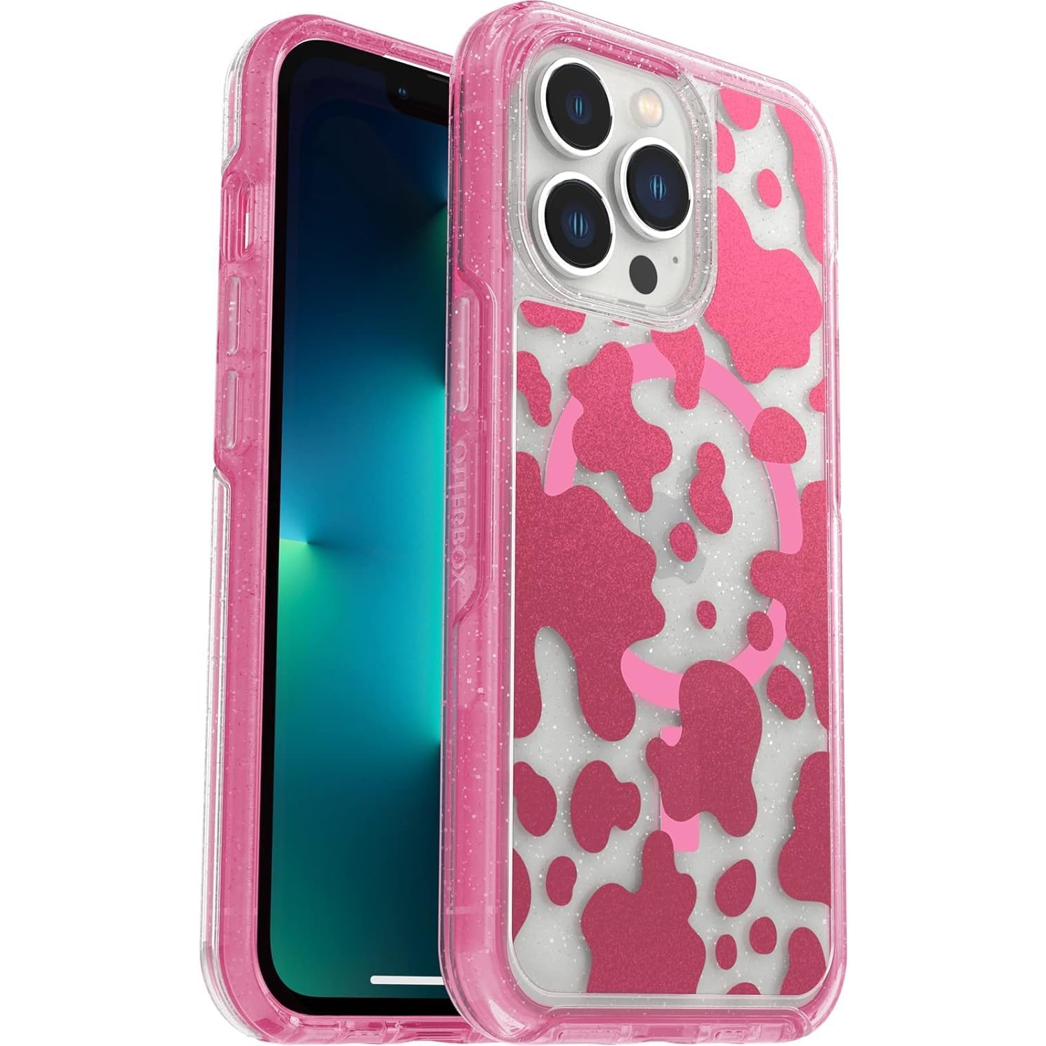 OtterBox Symmetry+ Case with MagSafe for iPhone 13 Pro, Disco Cowgirl