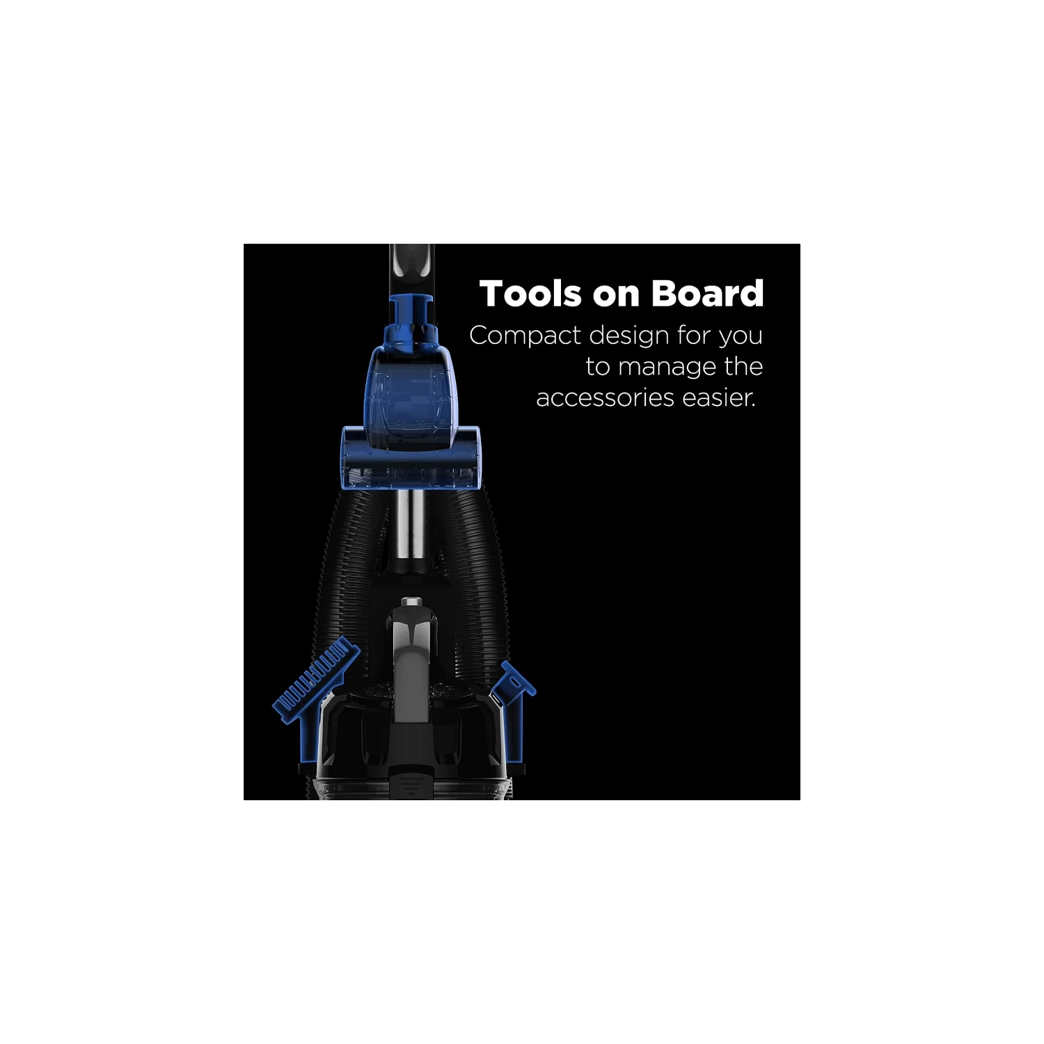 Eureka PowerSpeed Bagless Upright Vacuum Cleaner with Pet Turbo - Black | High Performance Cleaning for Pet Owners